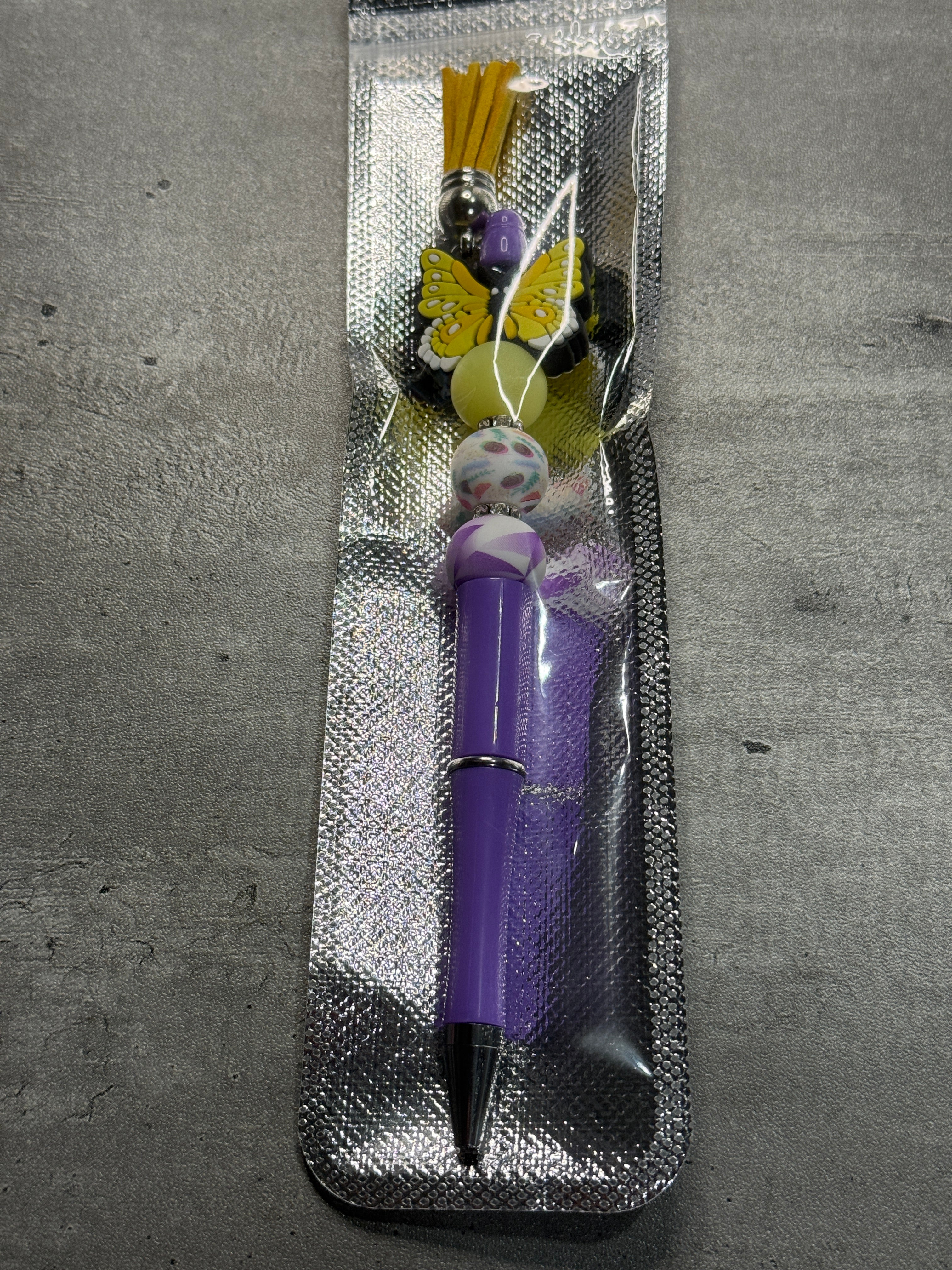 Beaded Butterfly Pen
