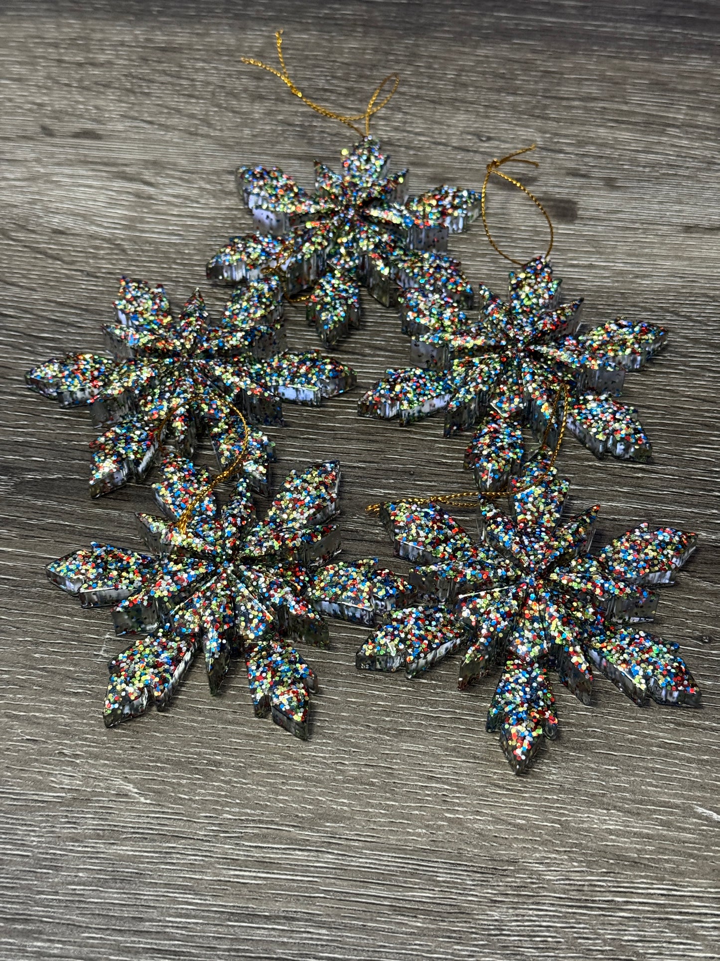 Snowflake Christmas Ornaments - Lg