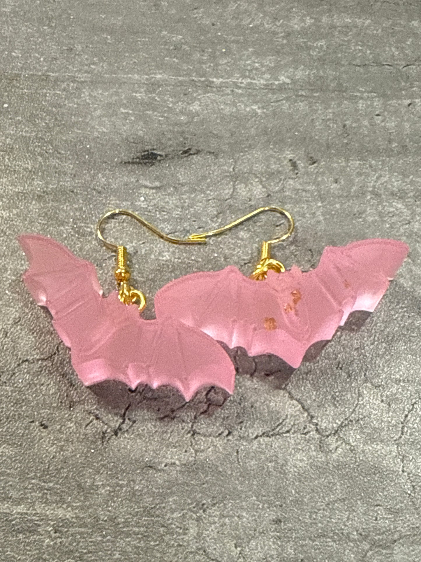 Glow-in-the-dark Bat Earrings