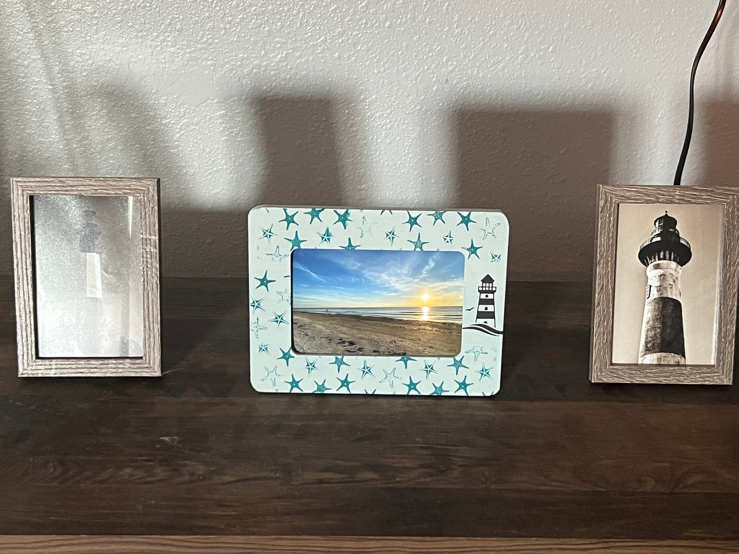 Sunset at Redington Beach in Lighthouse Picture Frame