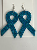 Cancer Awareness Resin Earrings