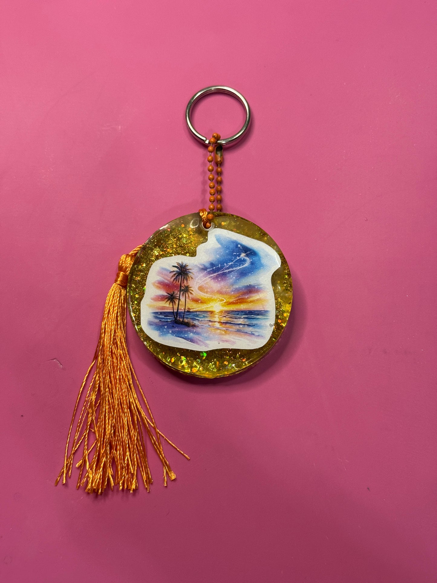 Sunset Keychain