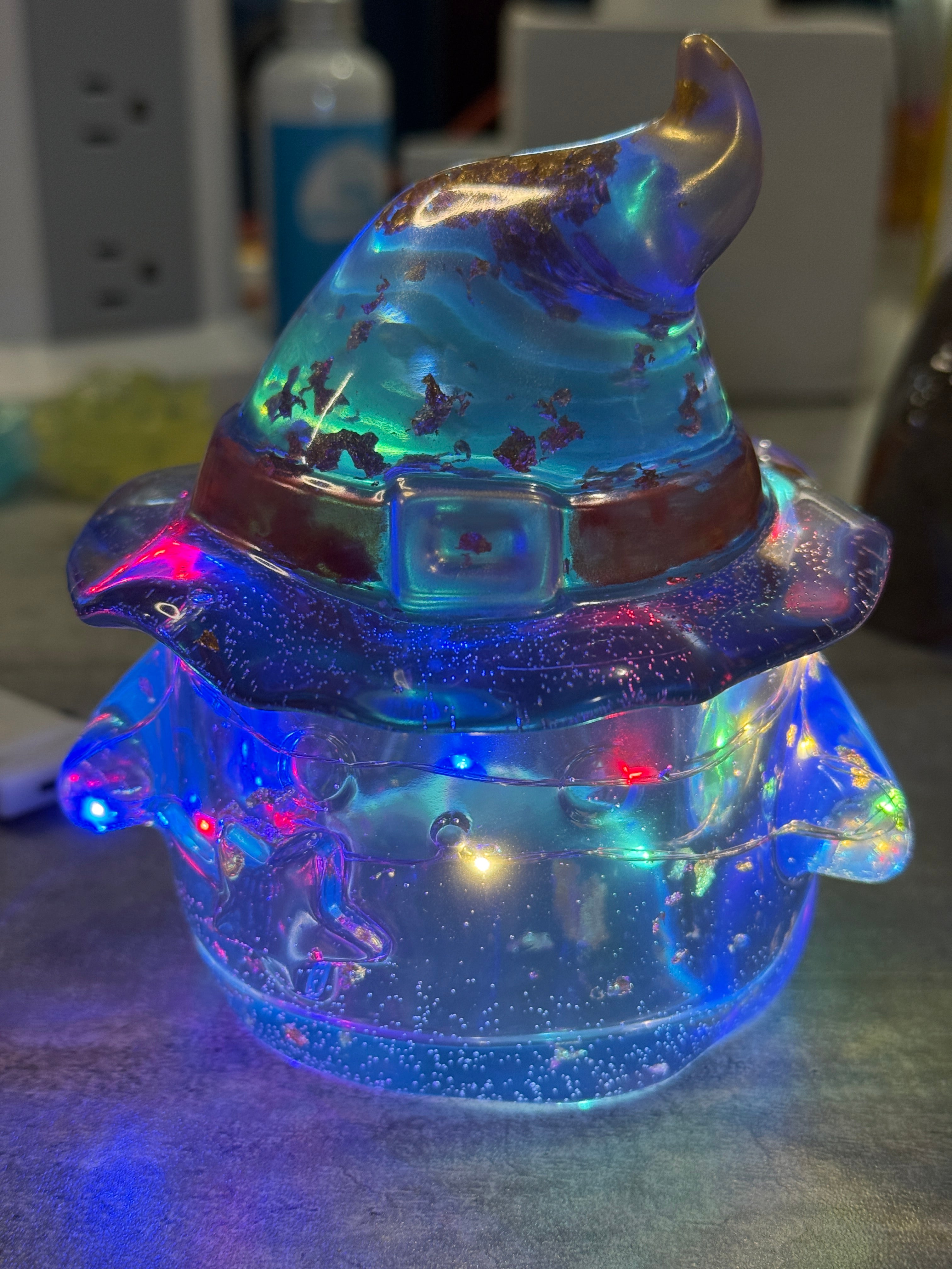 Witchy Ghost Jar - With LED