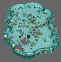 Cloud Shaped Trinket Tray w/ Sea Shells