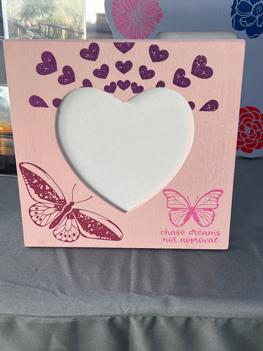 Hearts and Butterflies Picture Frame