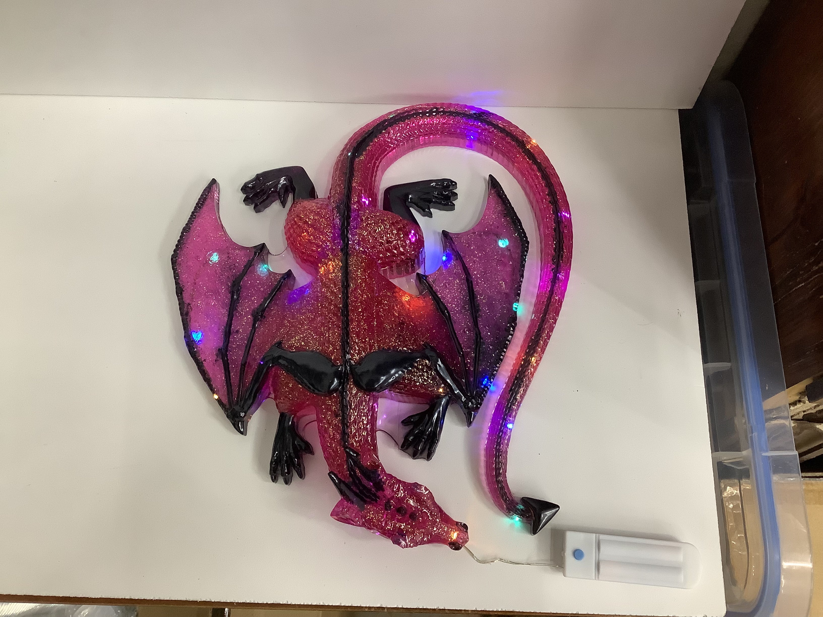 Flying Dragon w/ Fairy Lights Figurine