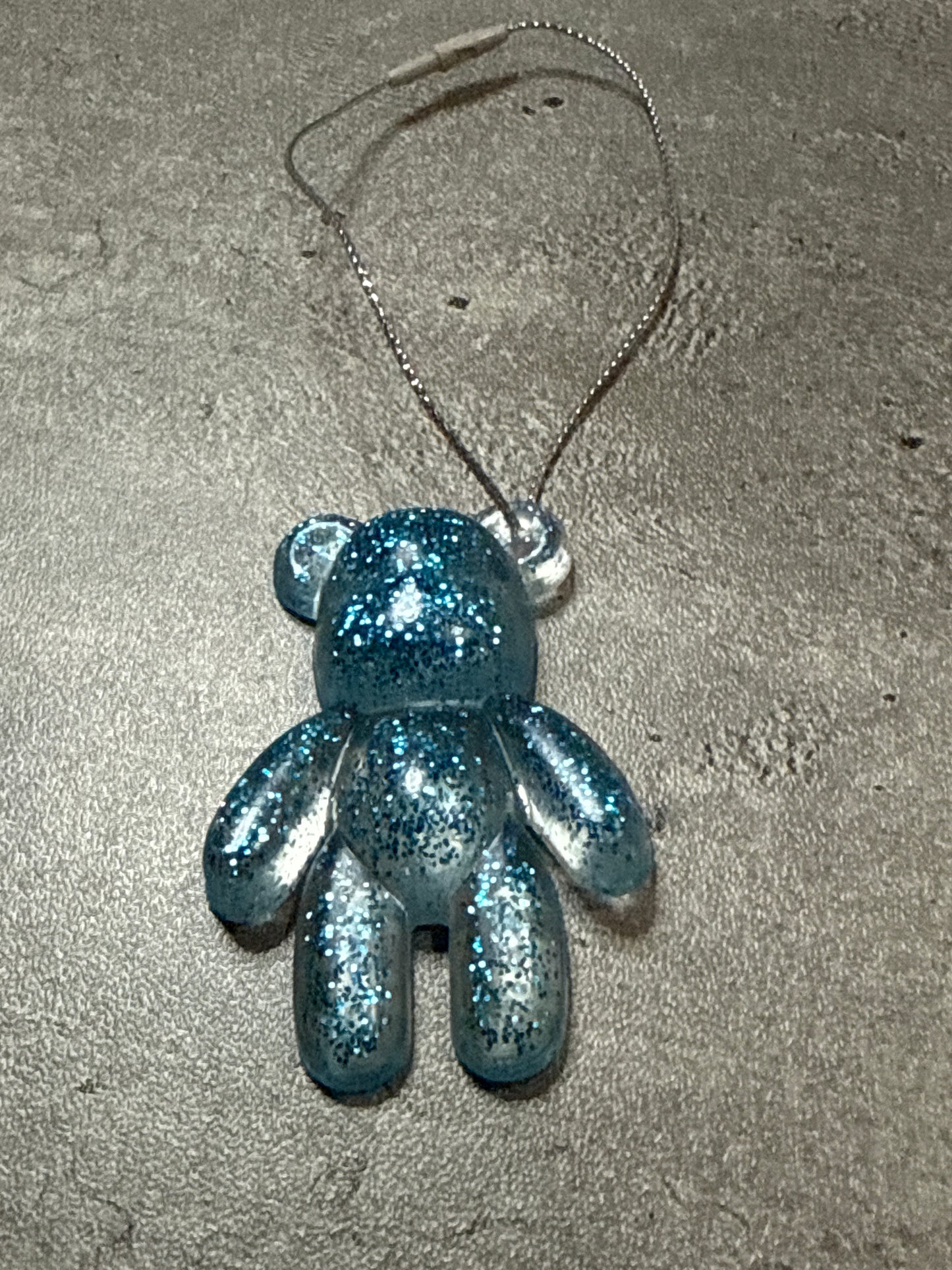 Glitter Bear Christmas Ornament
