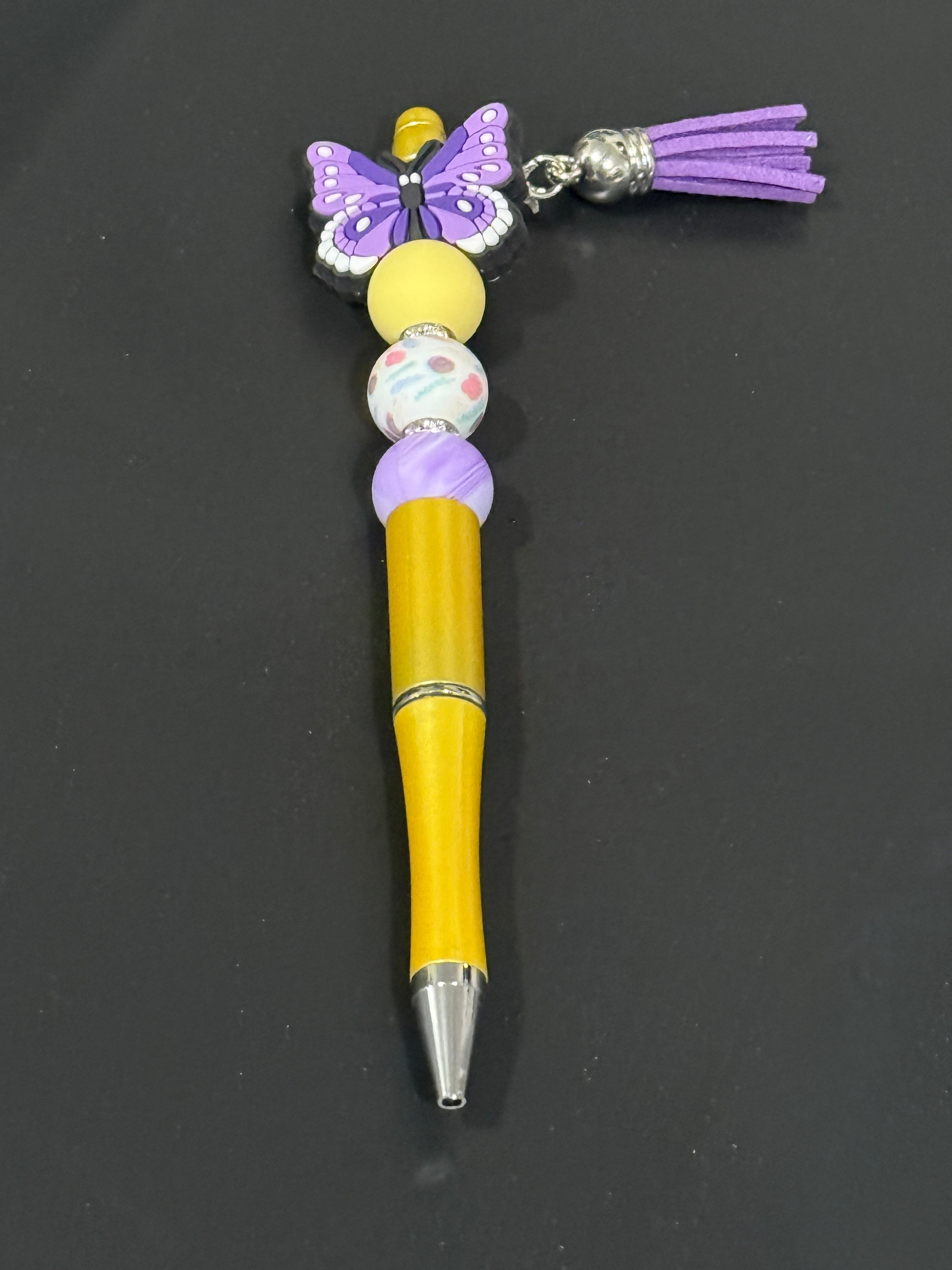 Beaded Butterfly Pen