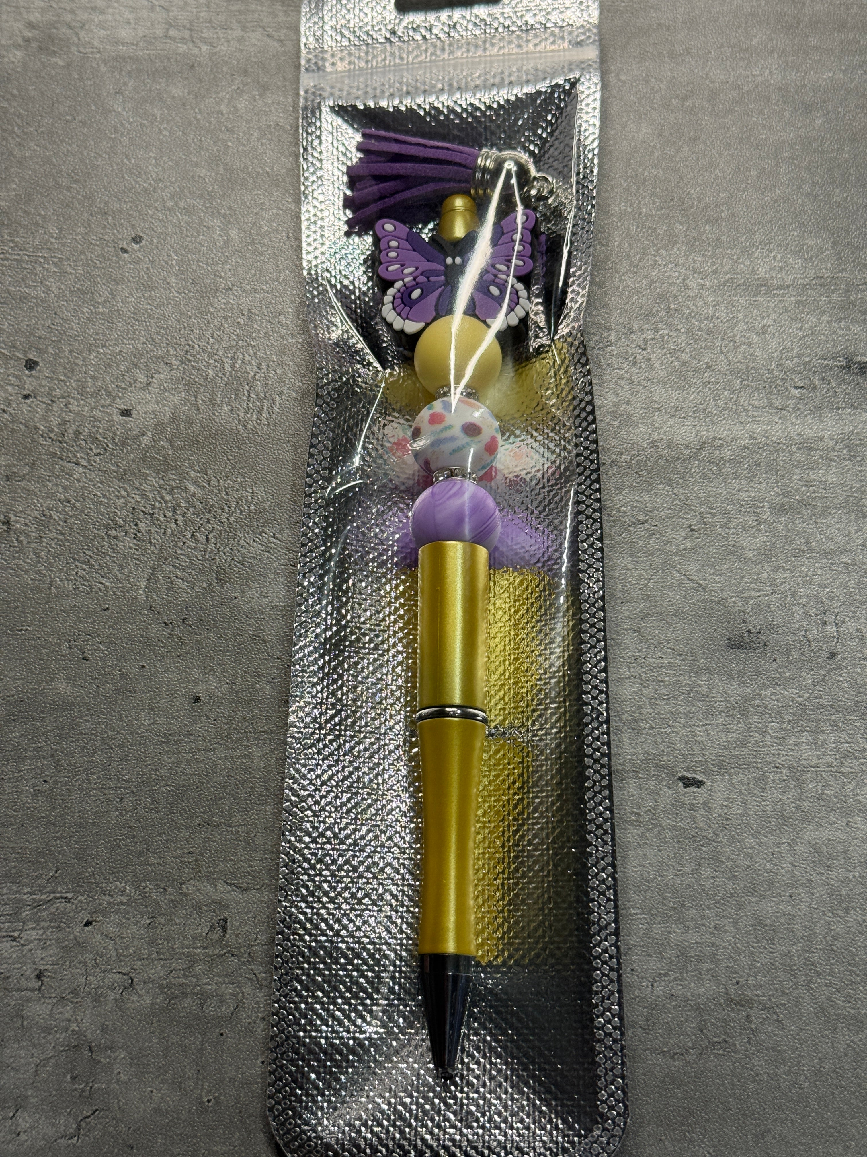 Beaded Butterfly Pen