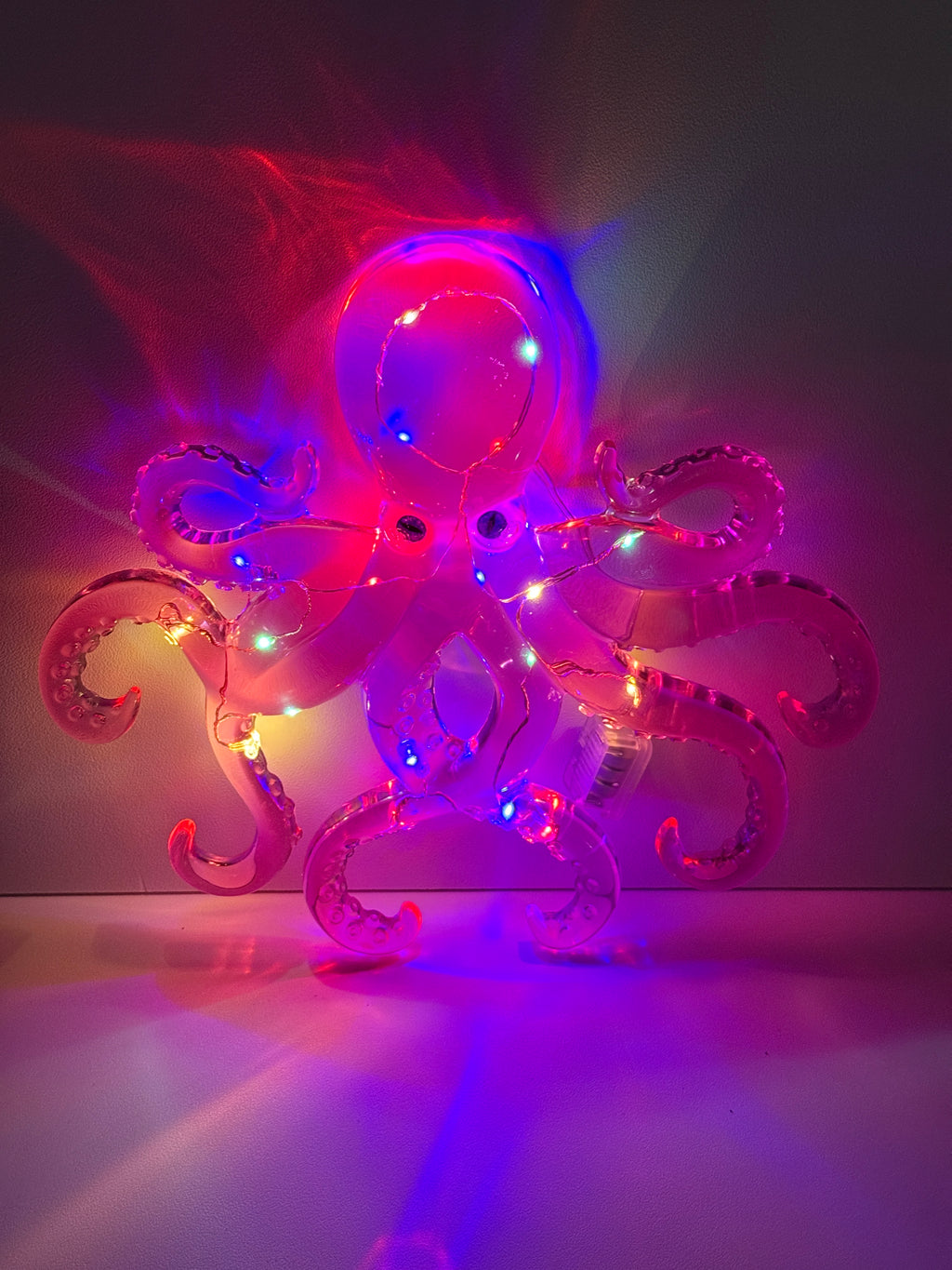 Octopus Figurine - Large w/ Fairy Lights