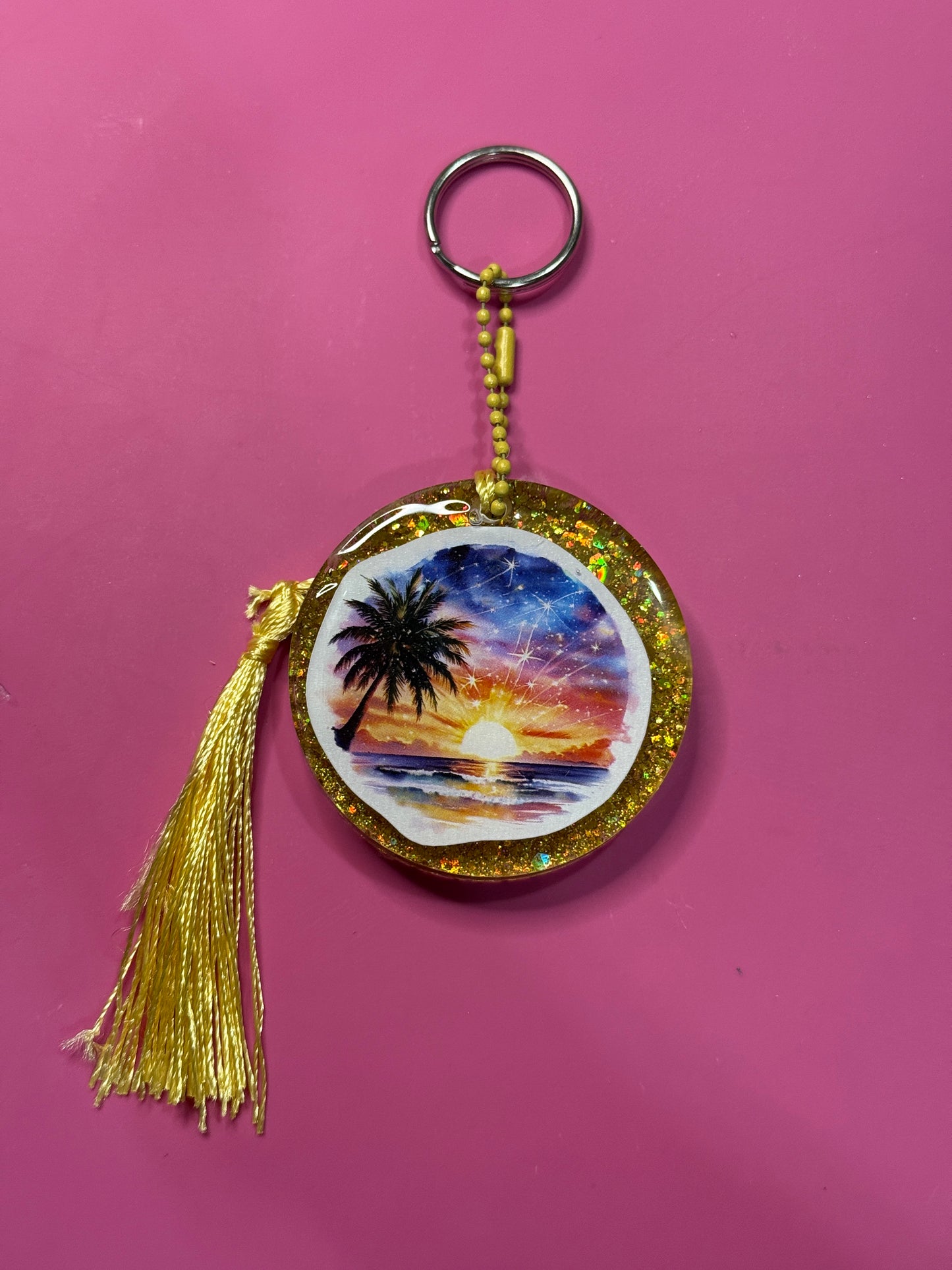 Sunset Keychain