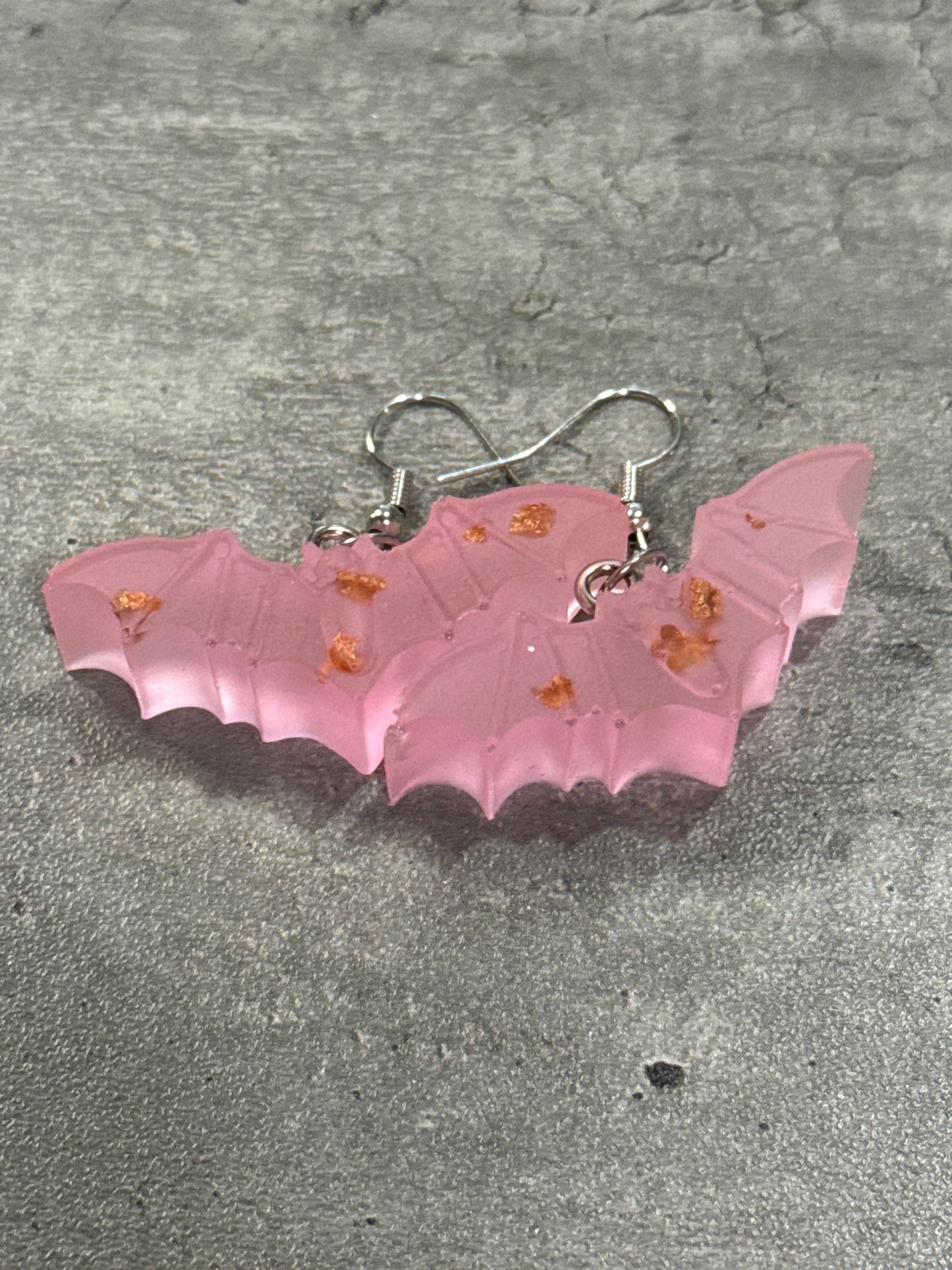 Glow-in-the-dark Bat Earrings