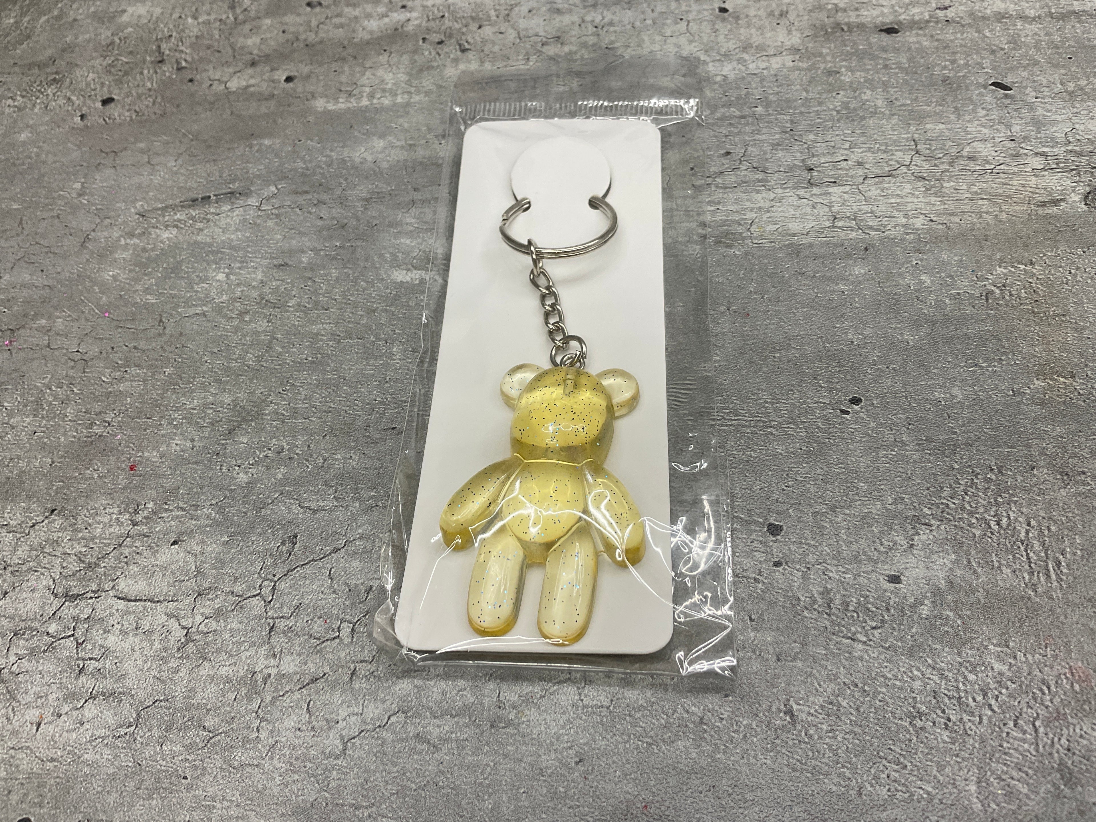 Glitter Bear Keychain