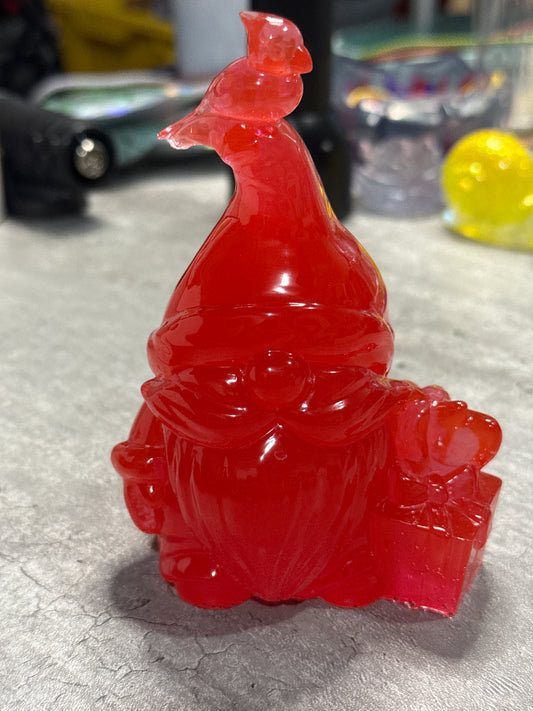 Bird Hat Christmas Gnome