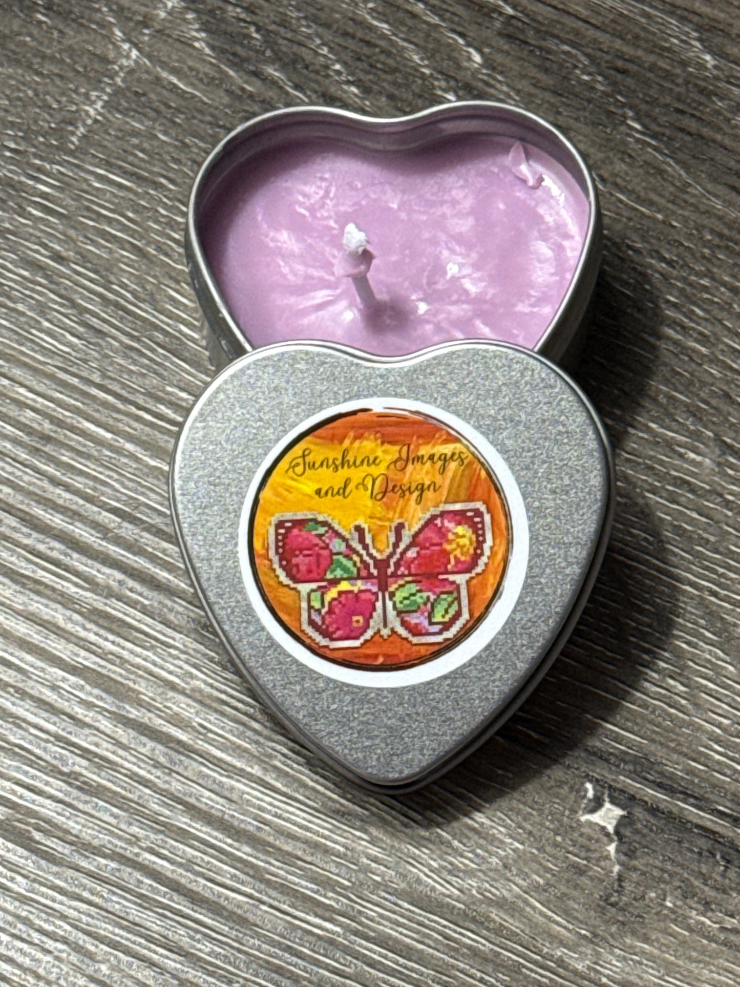 Candles - Heart Shaped Tin