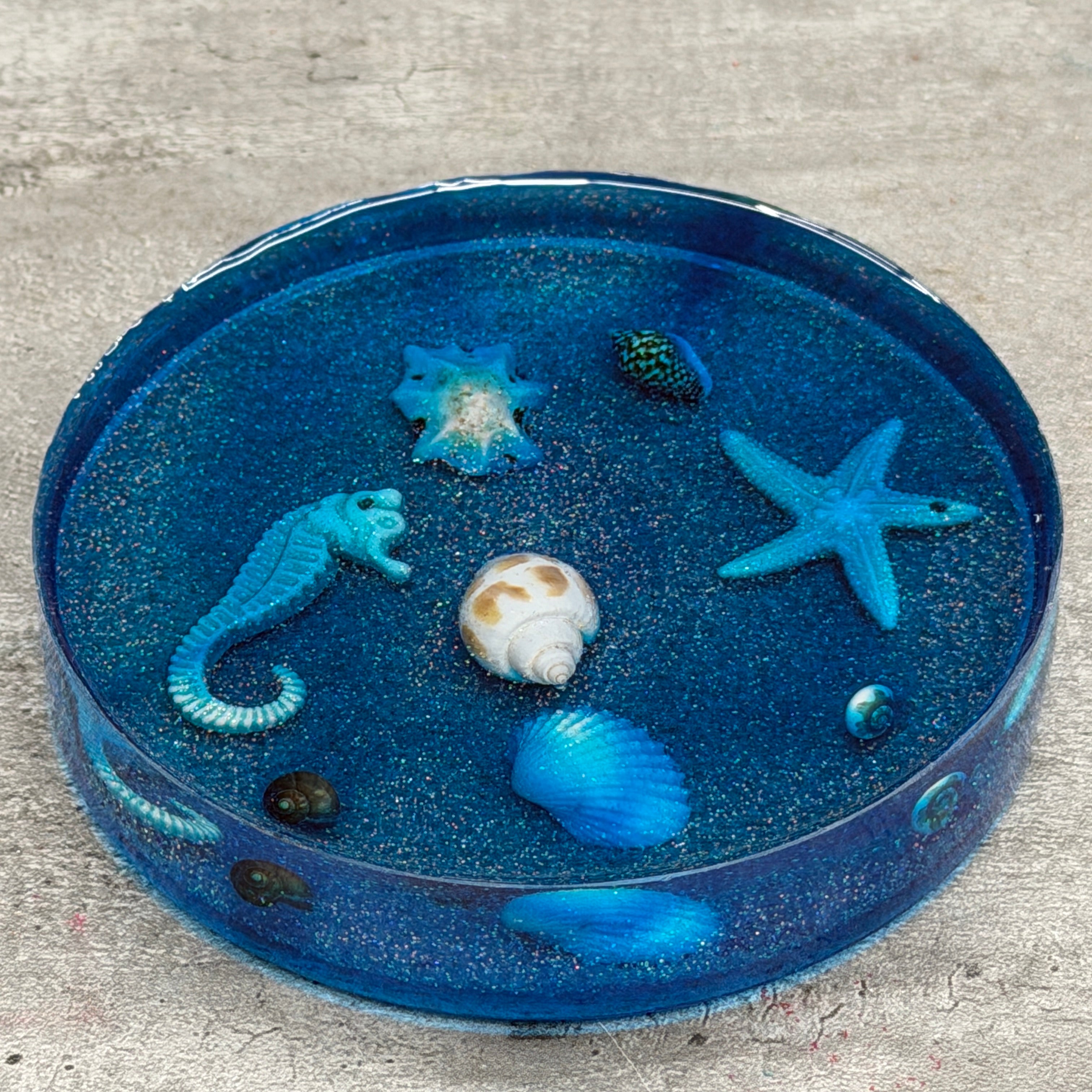 Resin Under the Sea Coaster