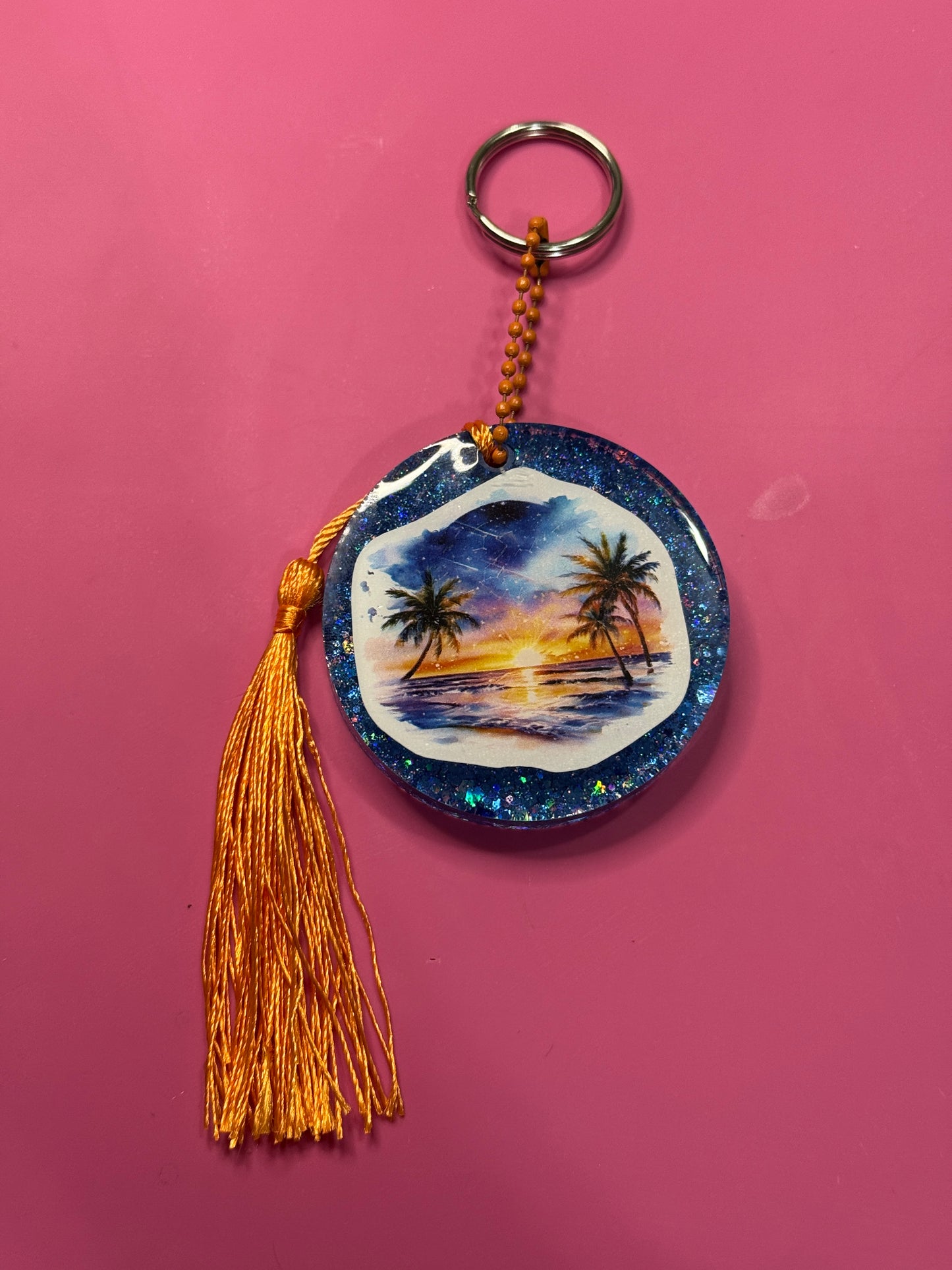 Sunset Keychain