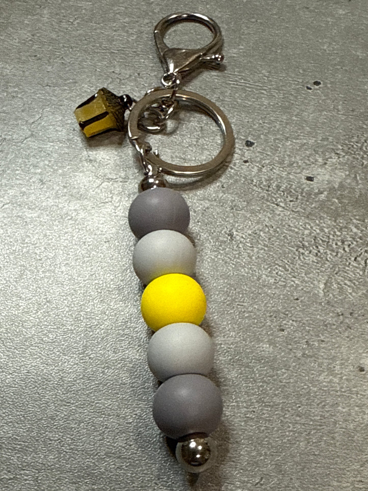 Lantern Beaded Bag Charm and Keychain
