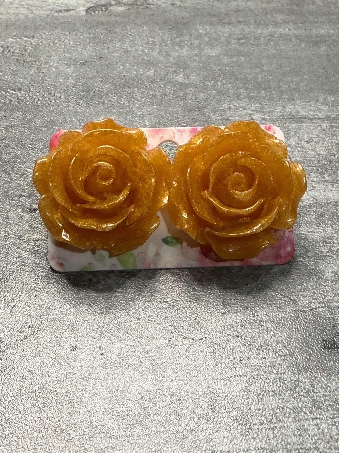 Rose Stud Earrings