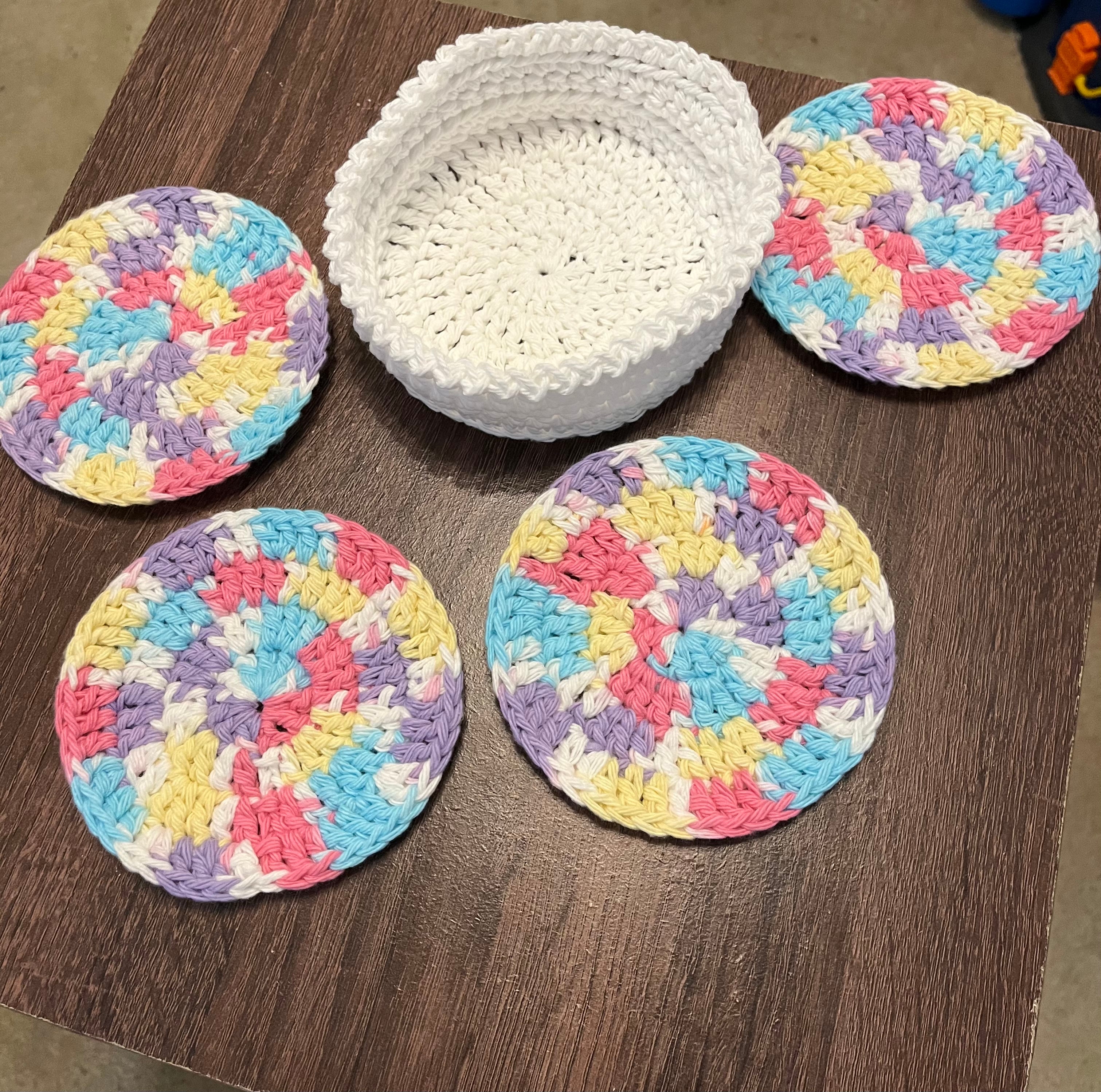 Crochet Coaster Set
