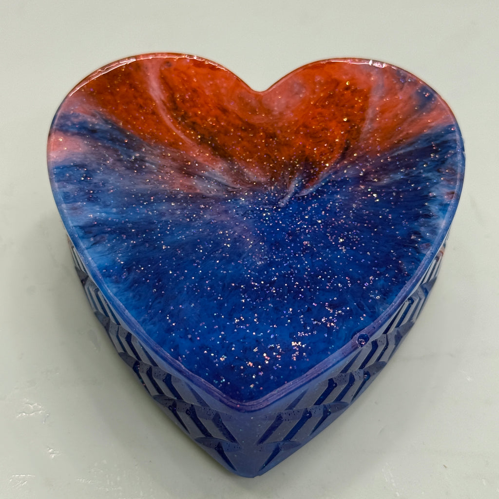 Freedom Heart Trinket Dish with Lid