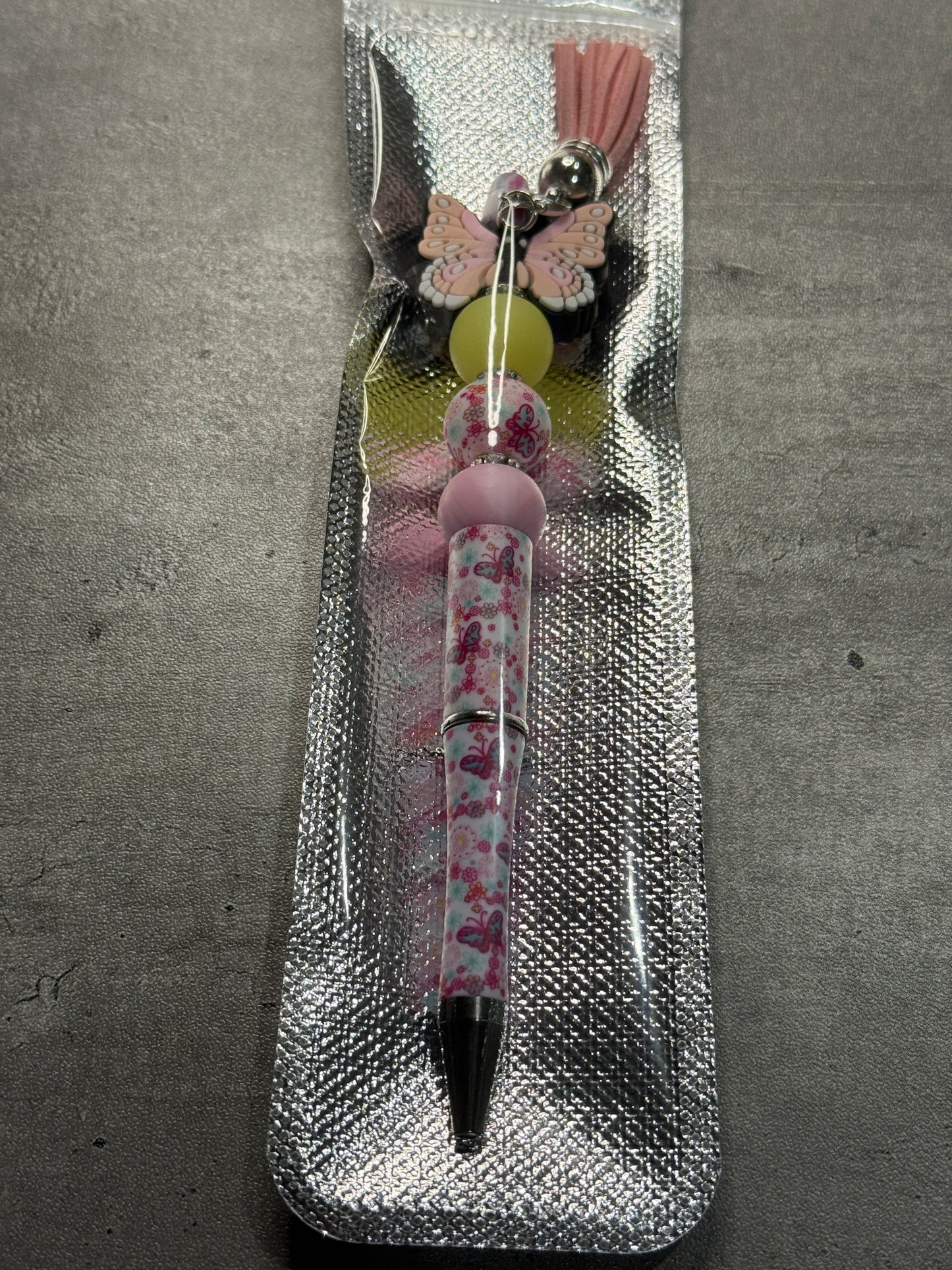 Beaded Butterfly Pen