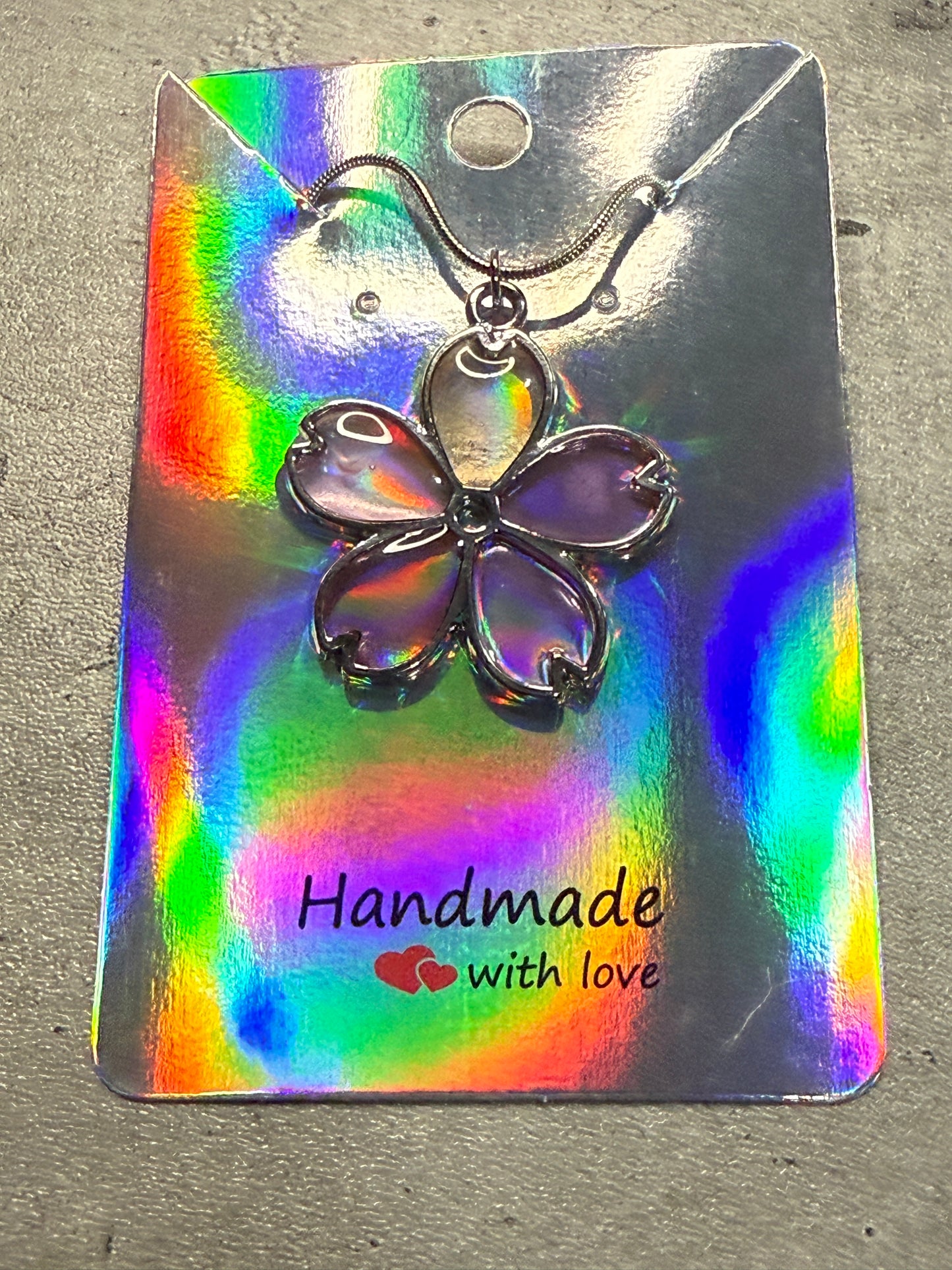 Sakura Blossom Pendant Necklace - Pink series