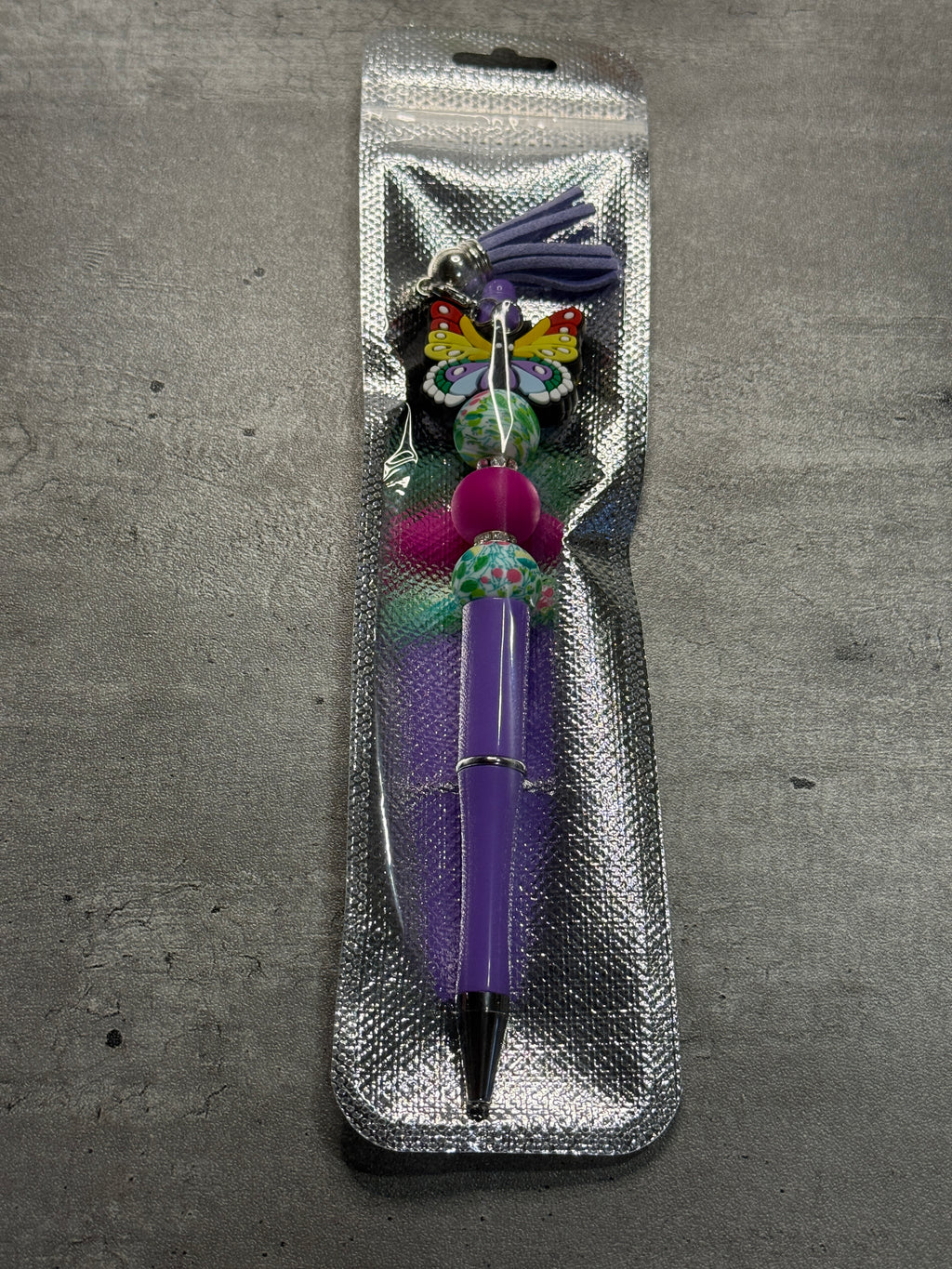 Beaded Butterfly Pen