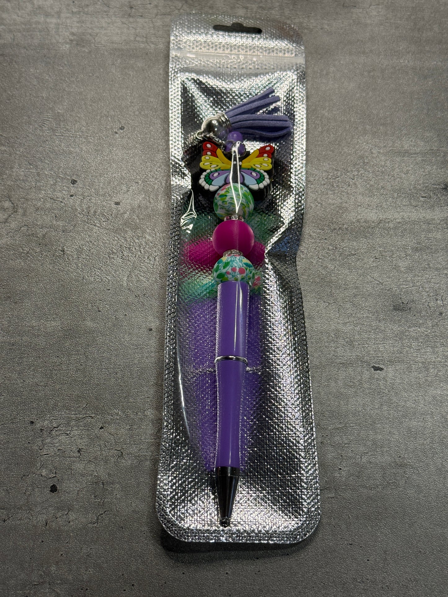 Beaded Butterfly Pen
