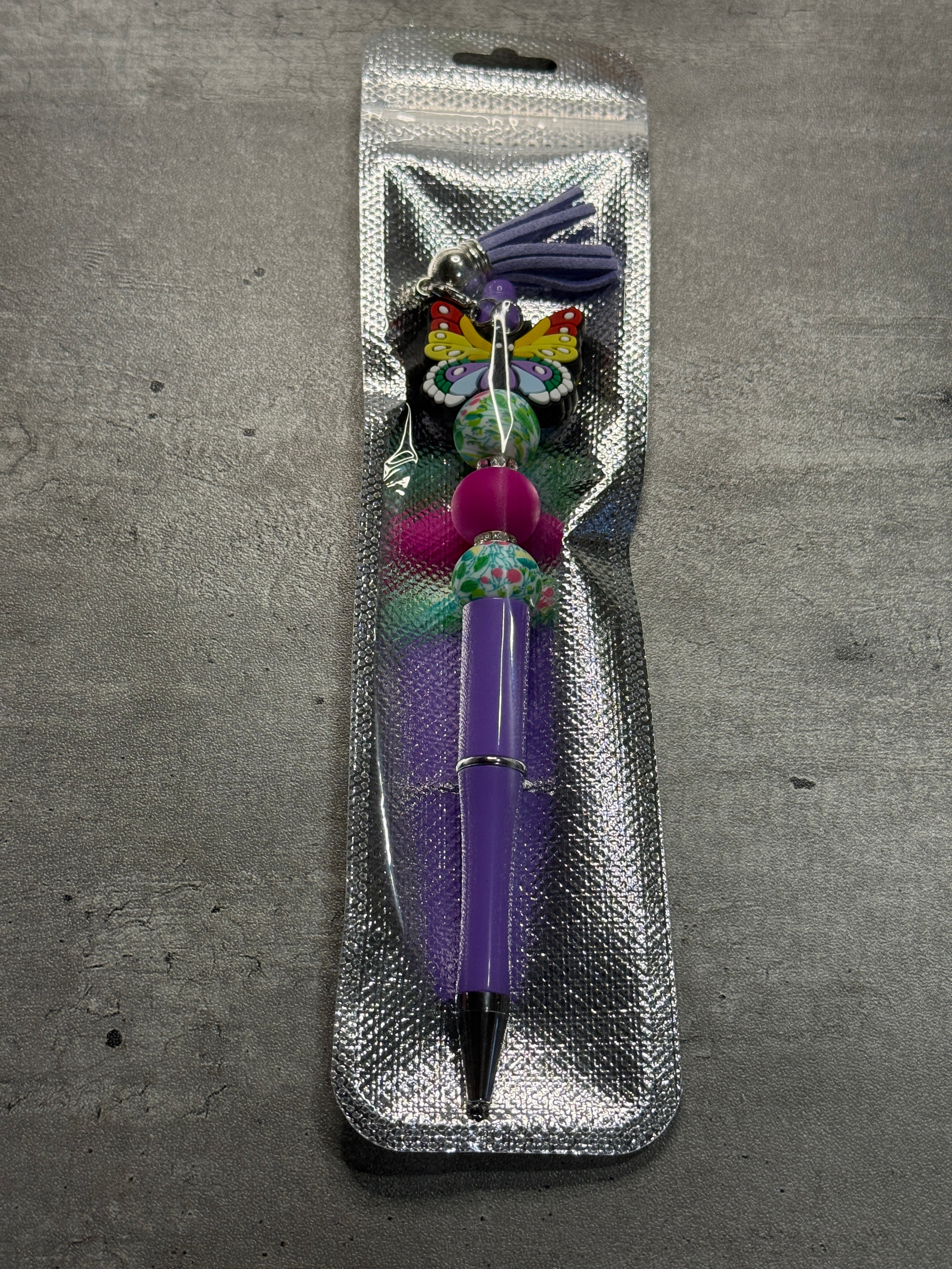 Beaded Butterfly Pen
