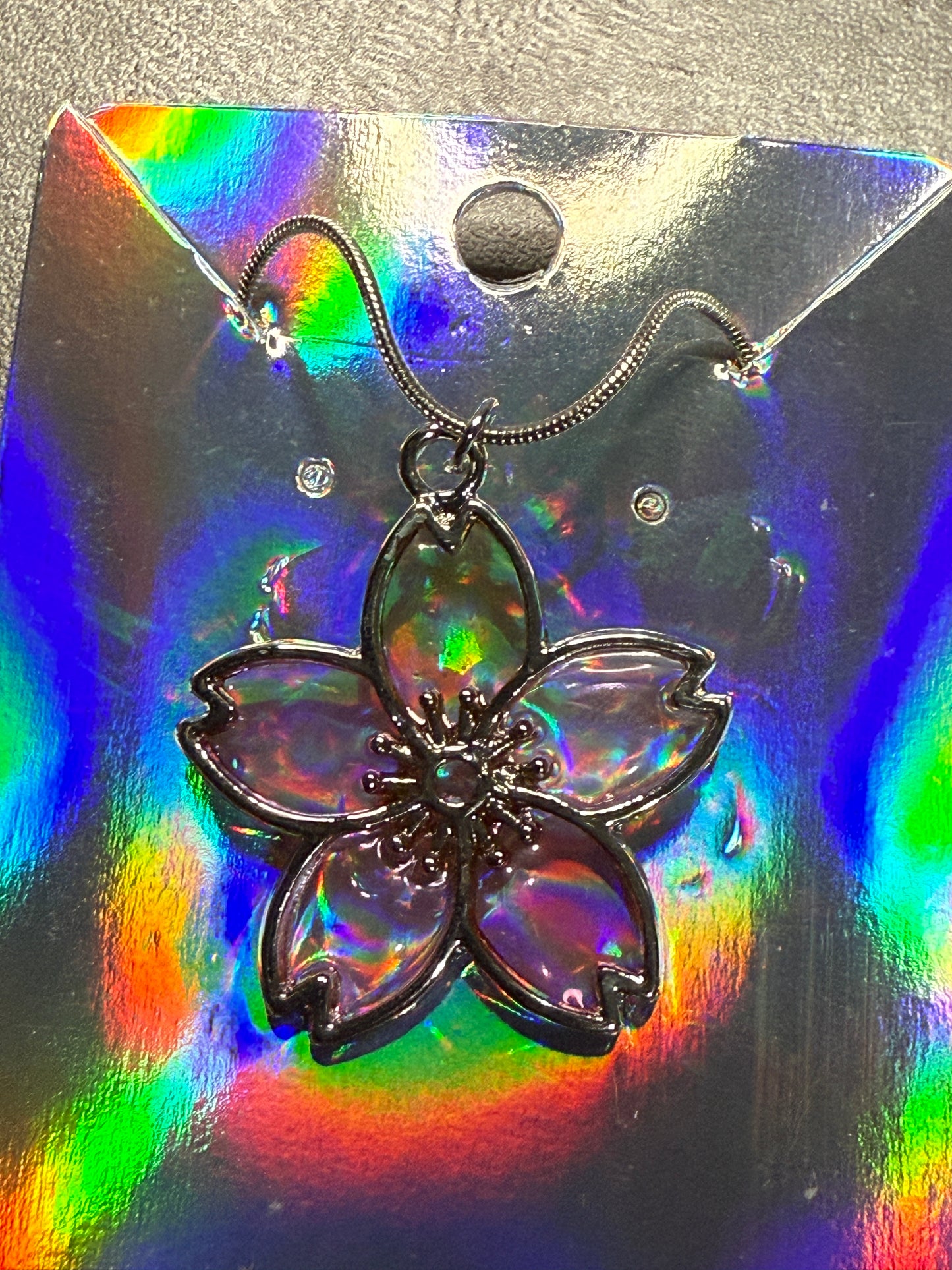 Sakura Blossom Pendant Necklace - Pink series