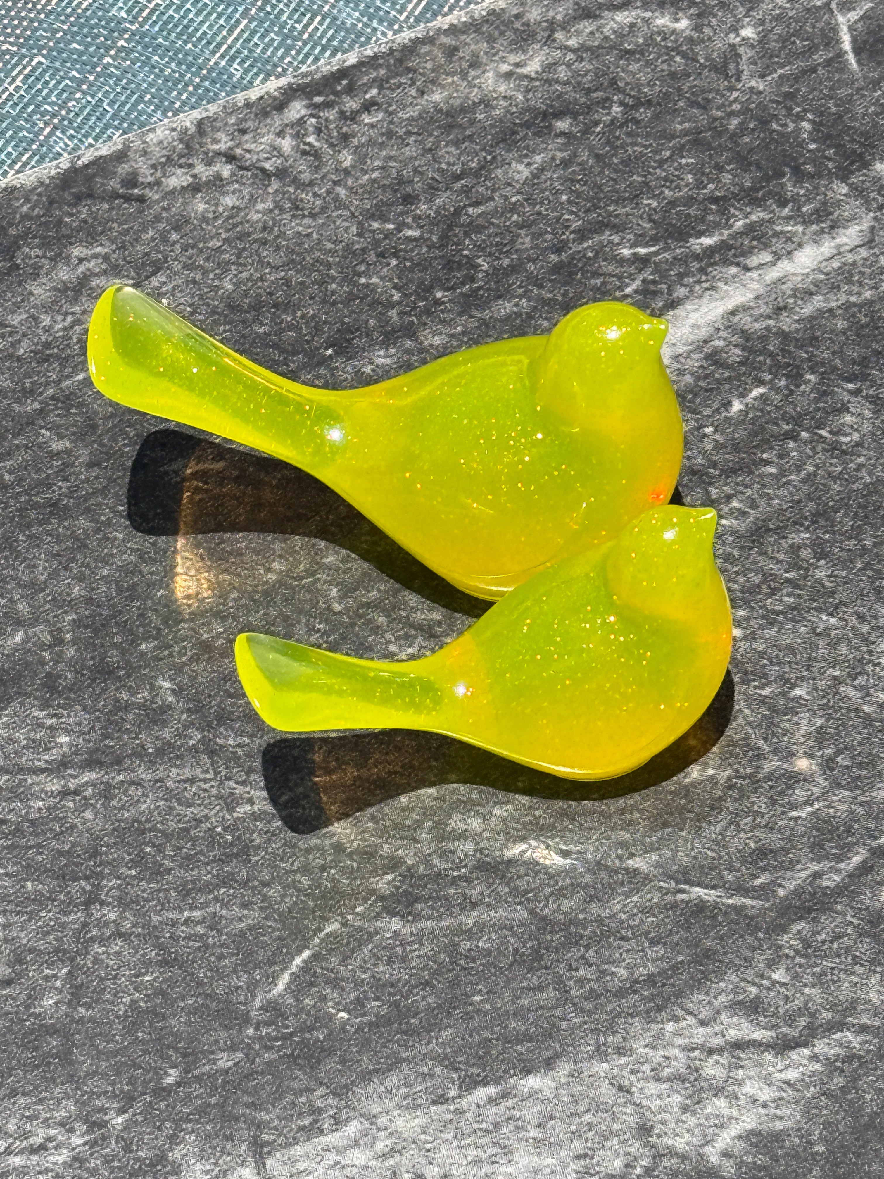 Mama and Baby Bird figurines
