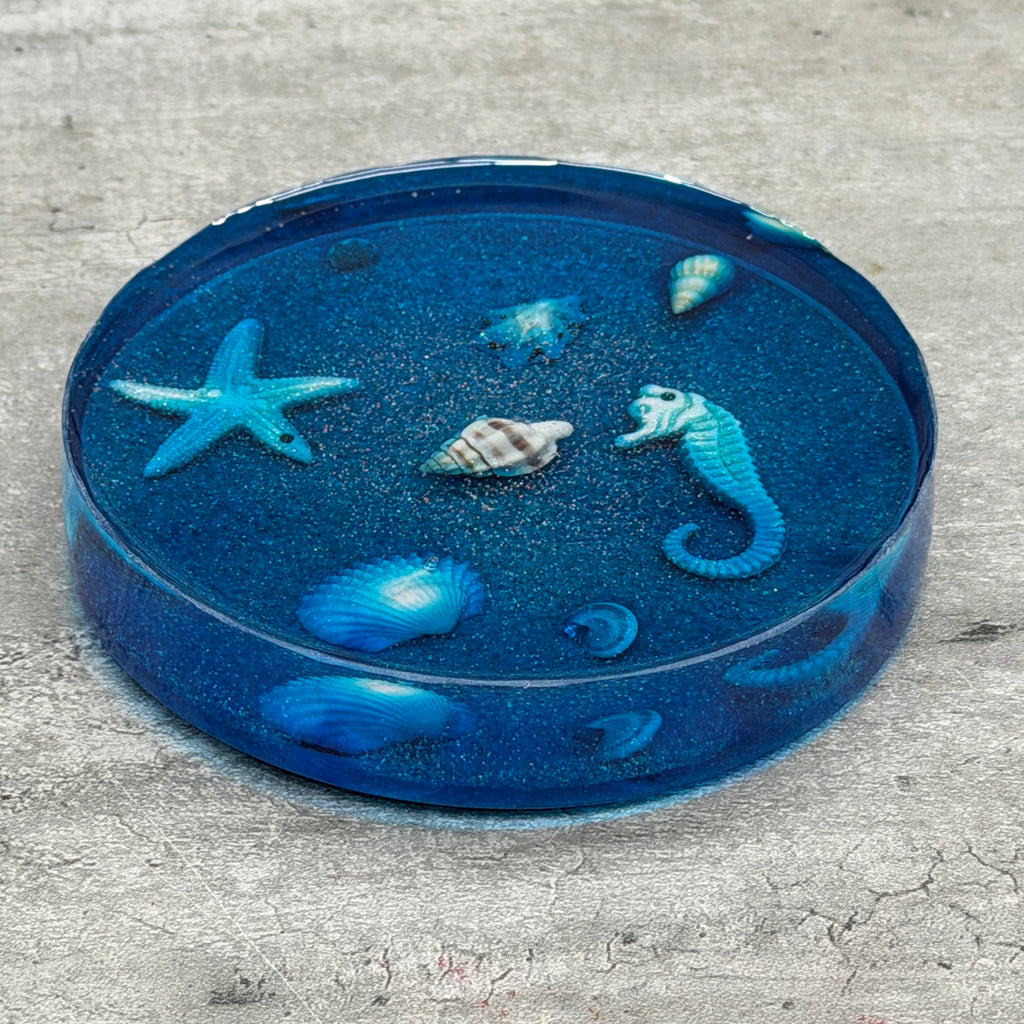 Resin Under the Sea Coaster