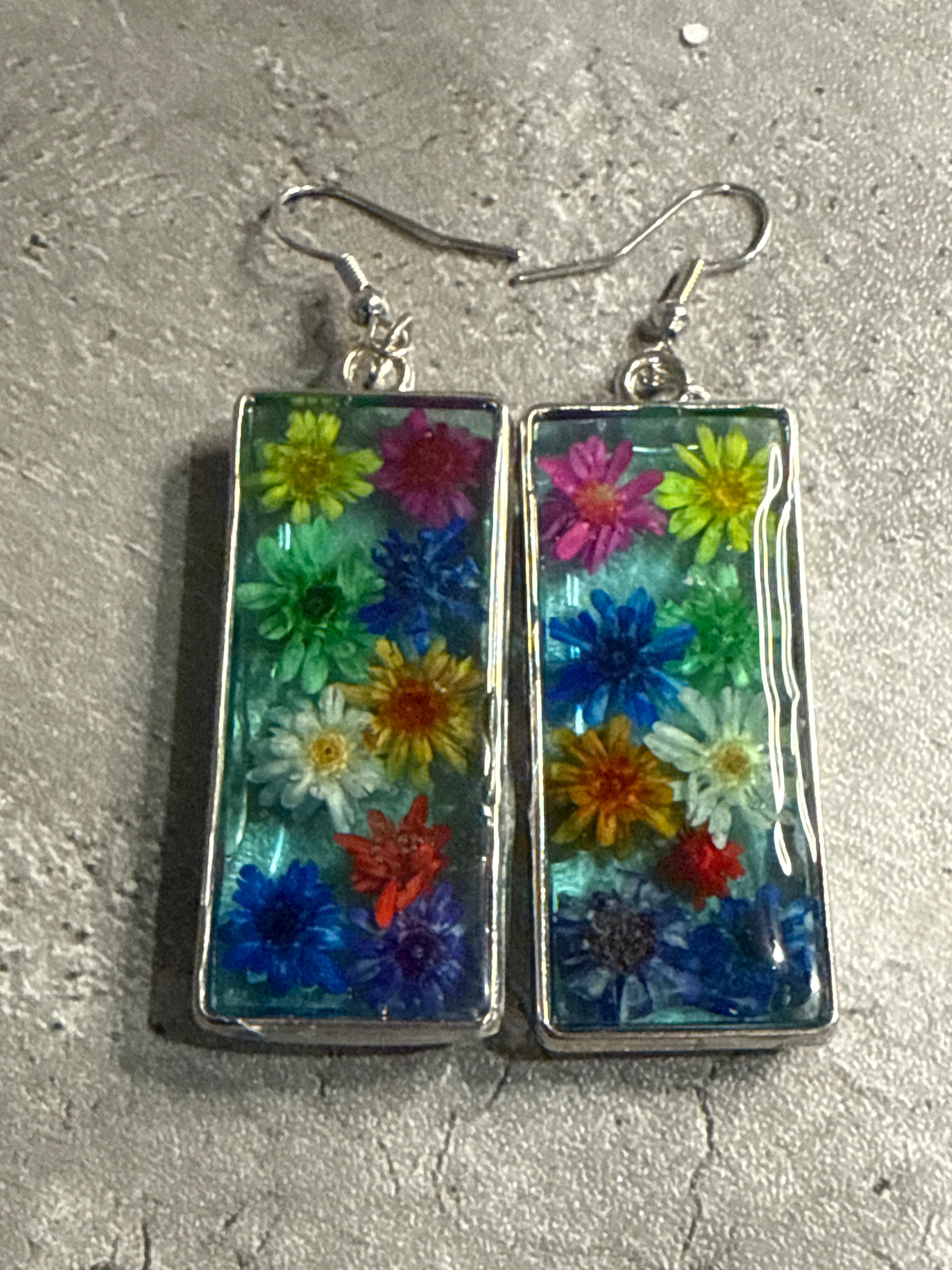 Bezel Earrings - Medium