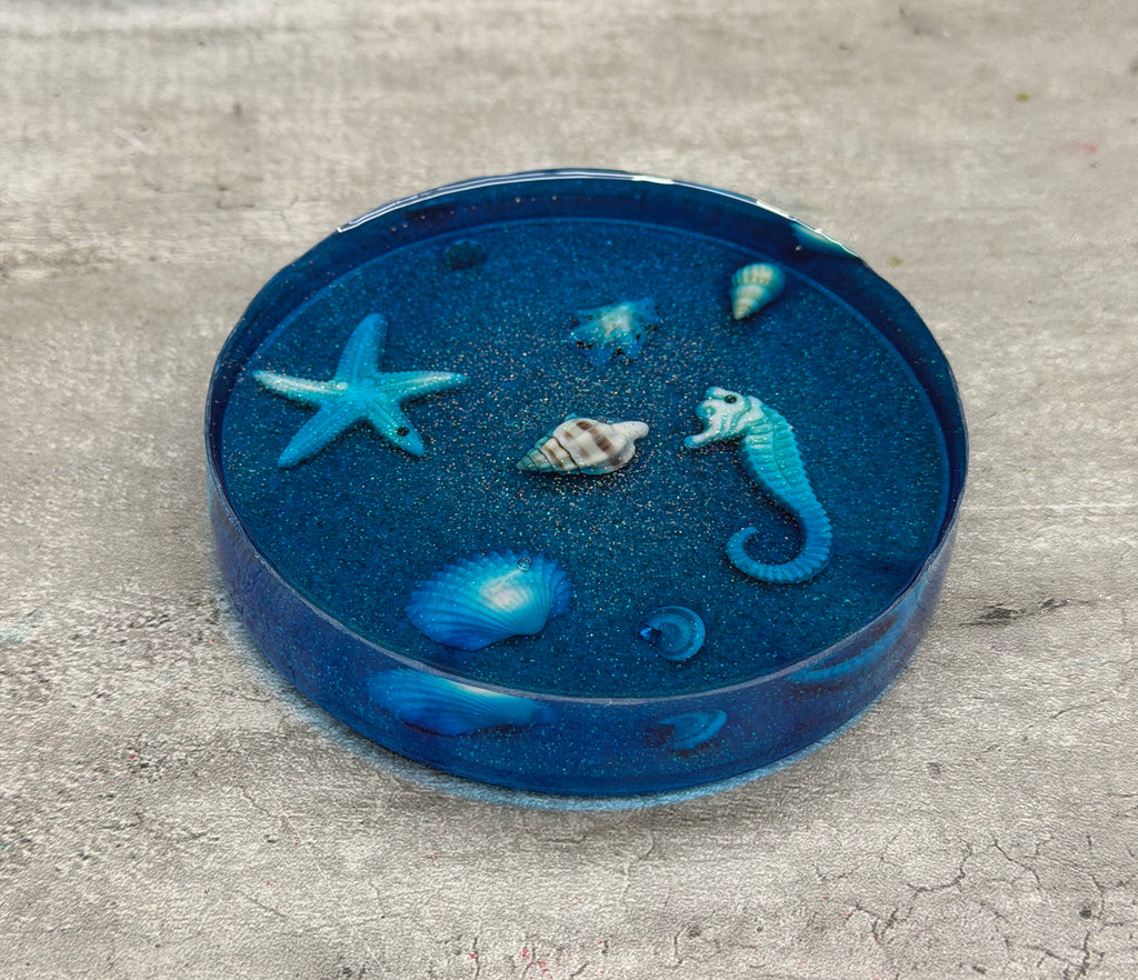 Resin Under the Sea Coaster