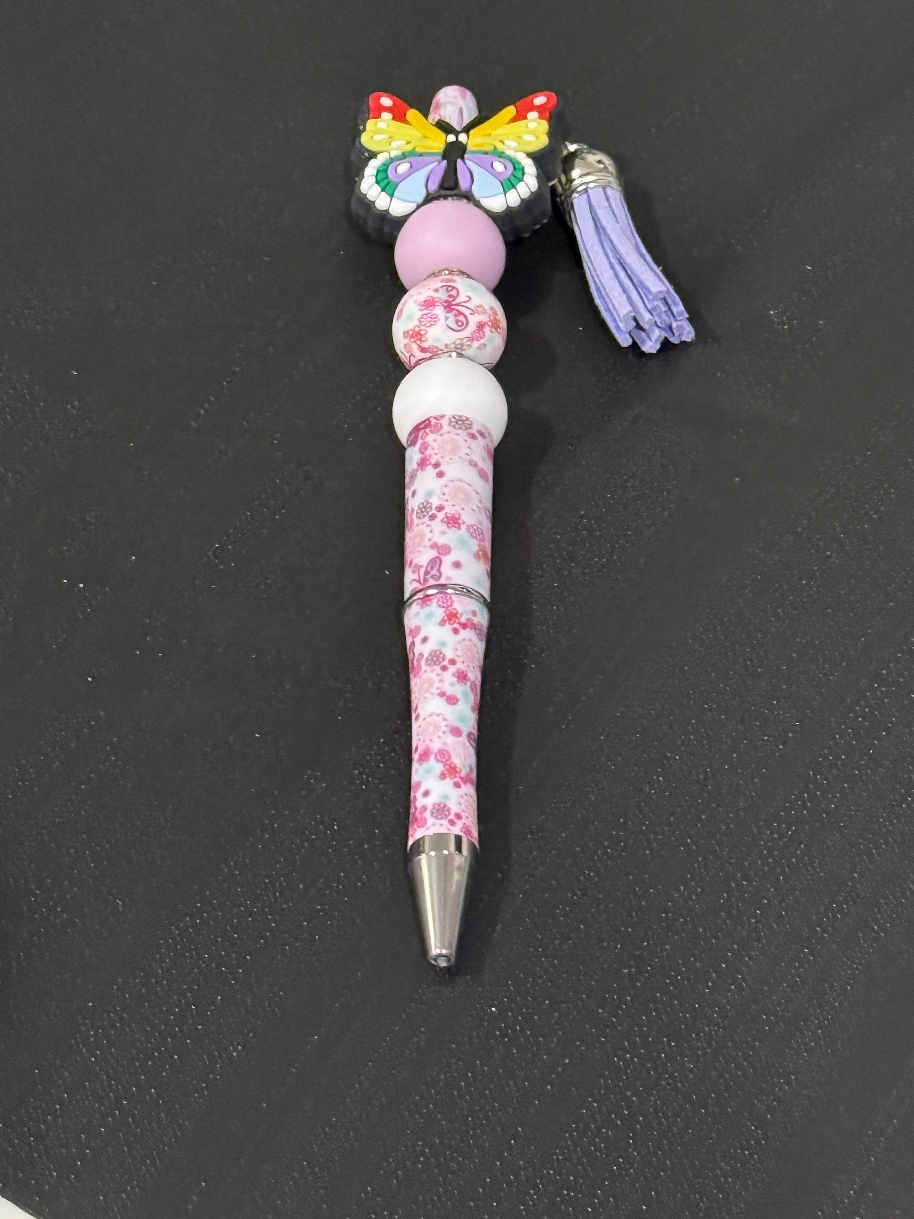 Beaded Butterfly Pen