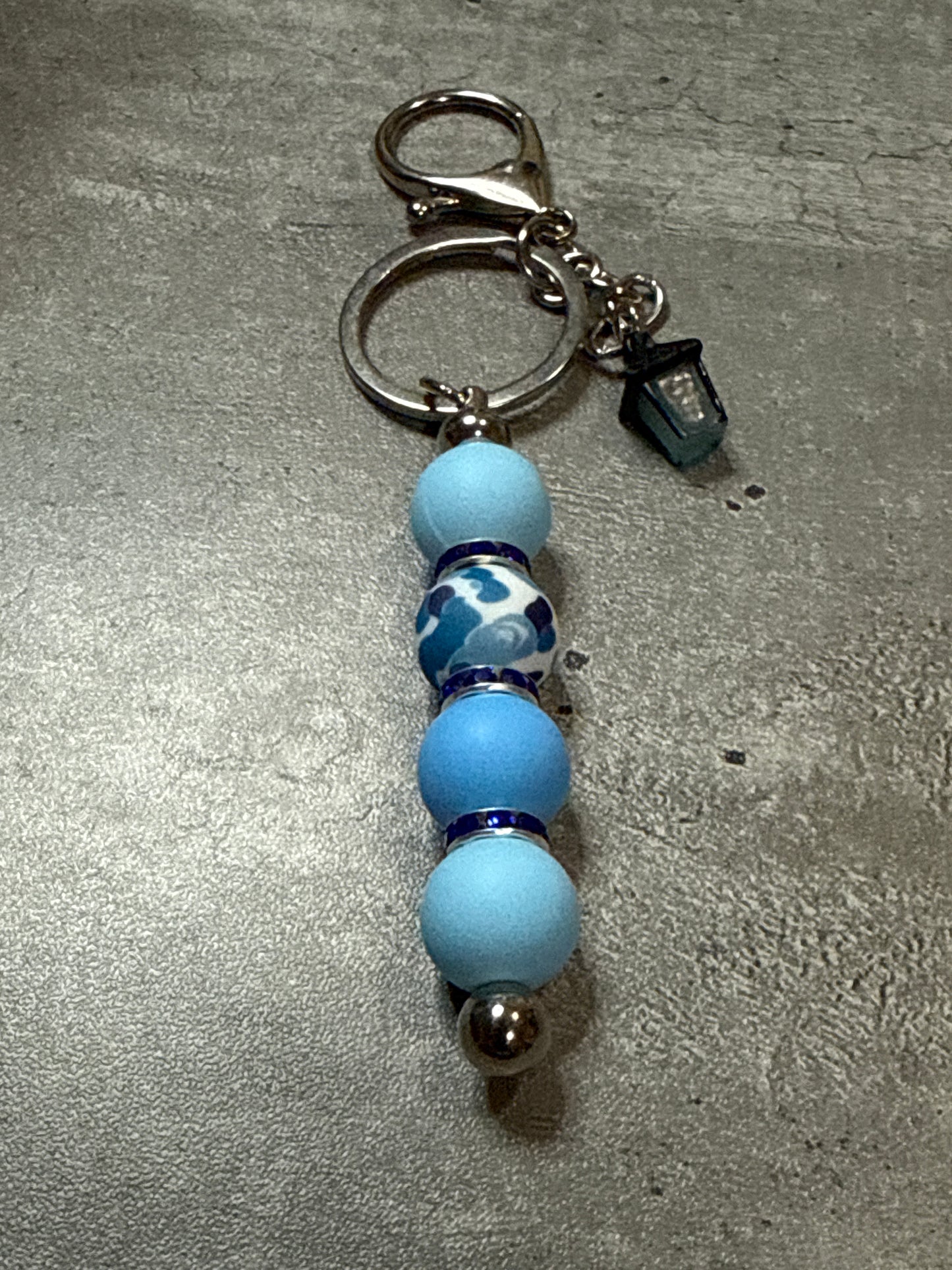 Lantern Beaded Bag Charm and Keychain