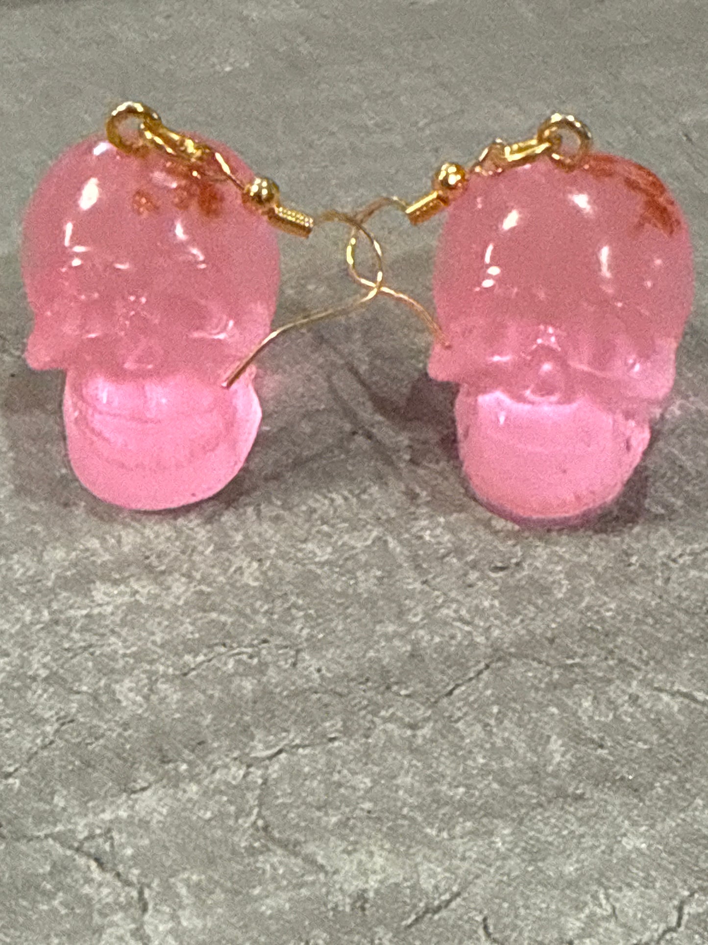 Glow-in-the-dark Skull Earrings