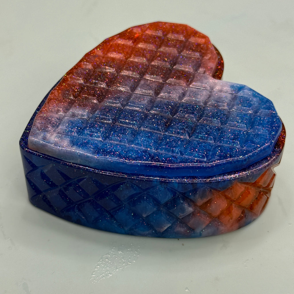Freedom Heart Trinket Dish with Lid