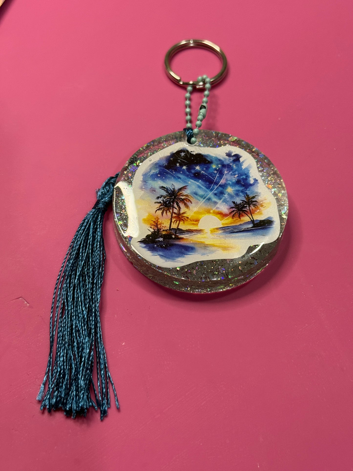 Sunset Keychain