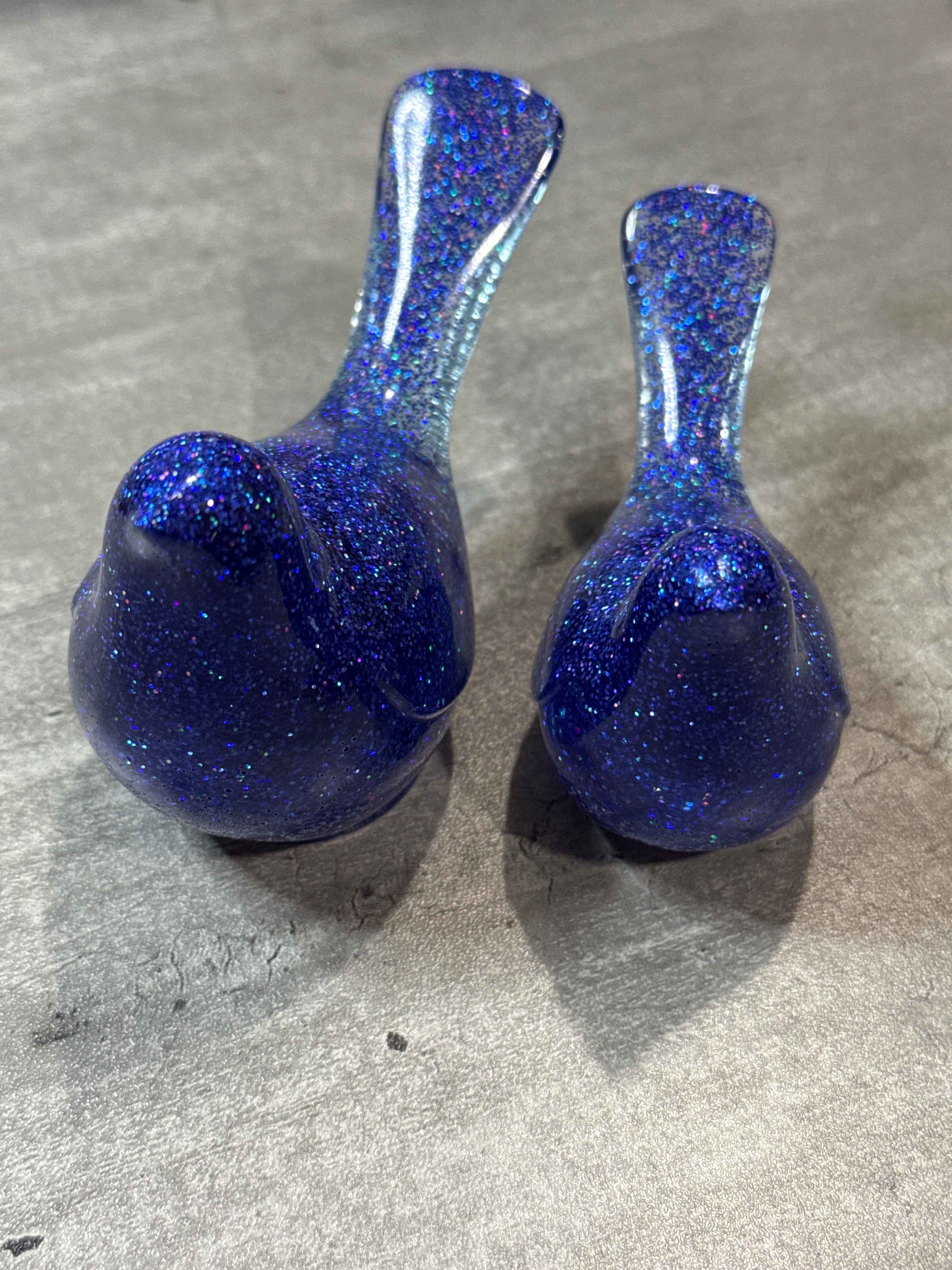 Mama and Baby Bird figurines