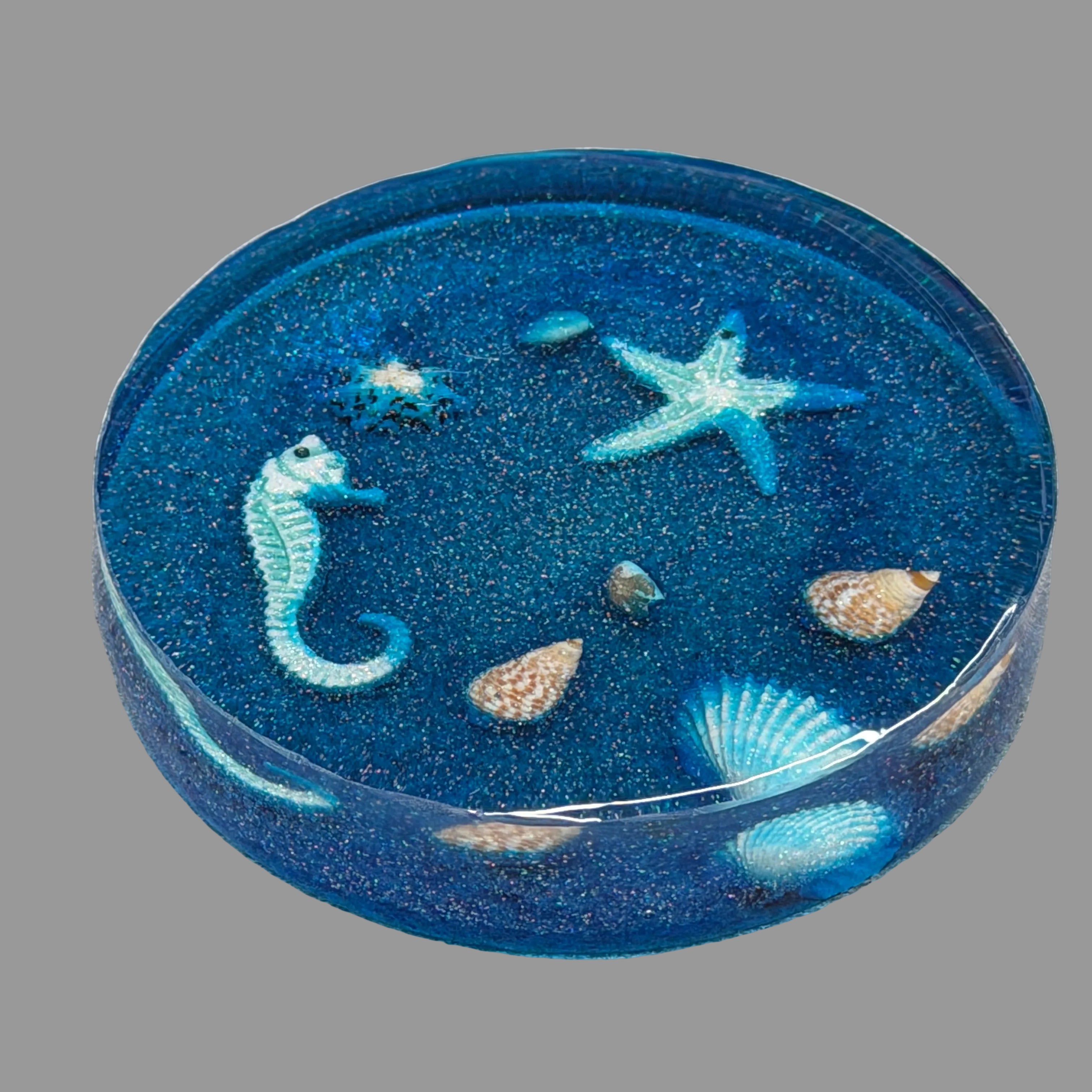 Resin Under the Sea Coaster