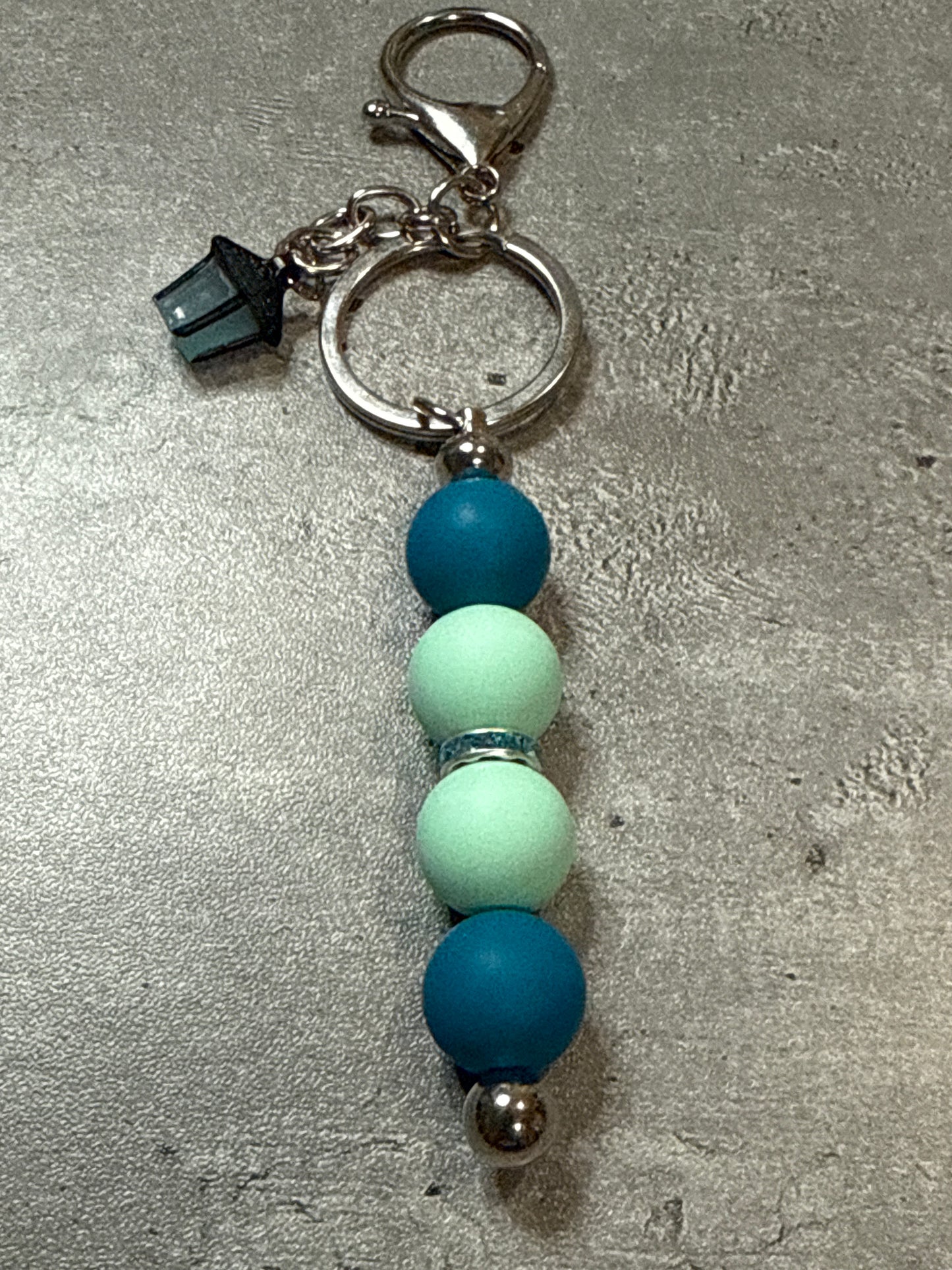 Lantern Beaded Bag Charm and Keychain