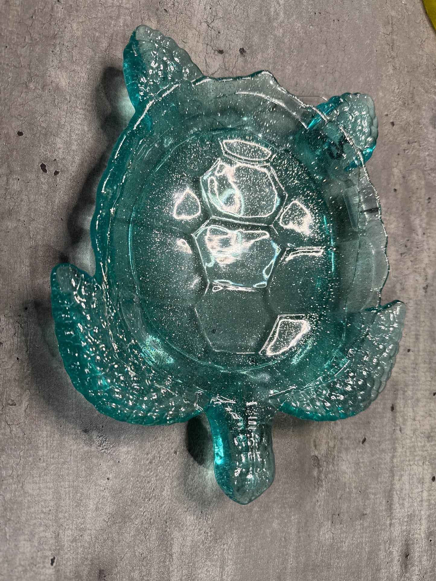 Turtle Dish with Fairy LED Lights