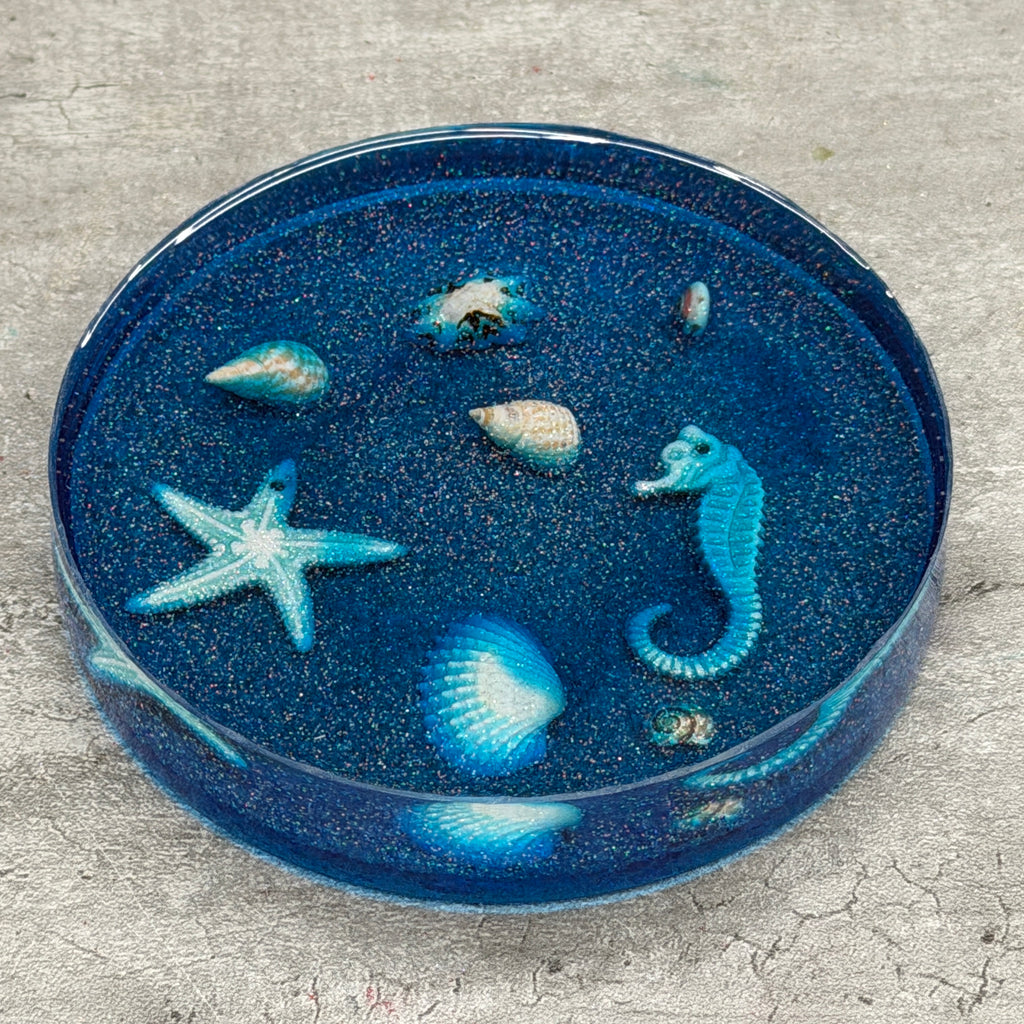 Resin Under the Sea Coaster