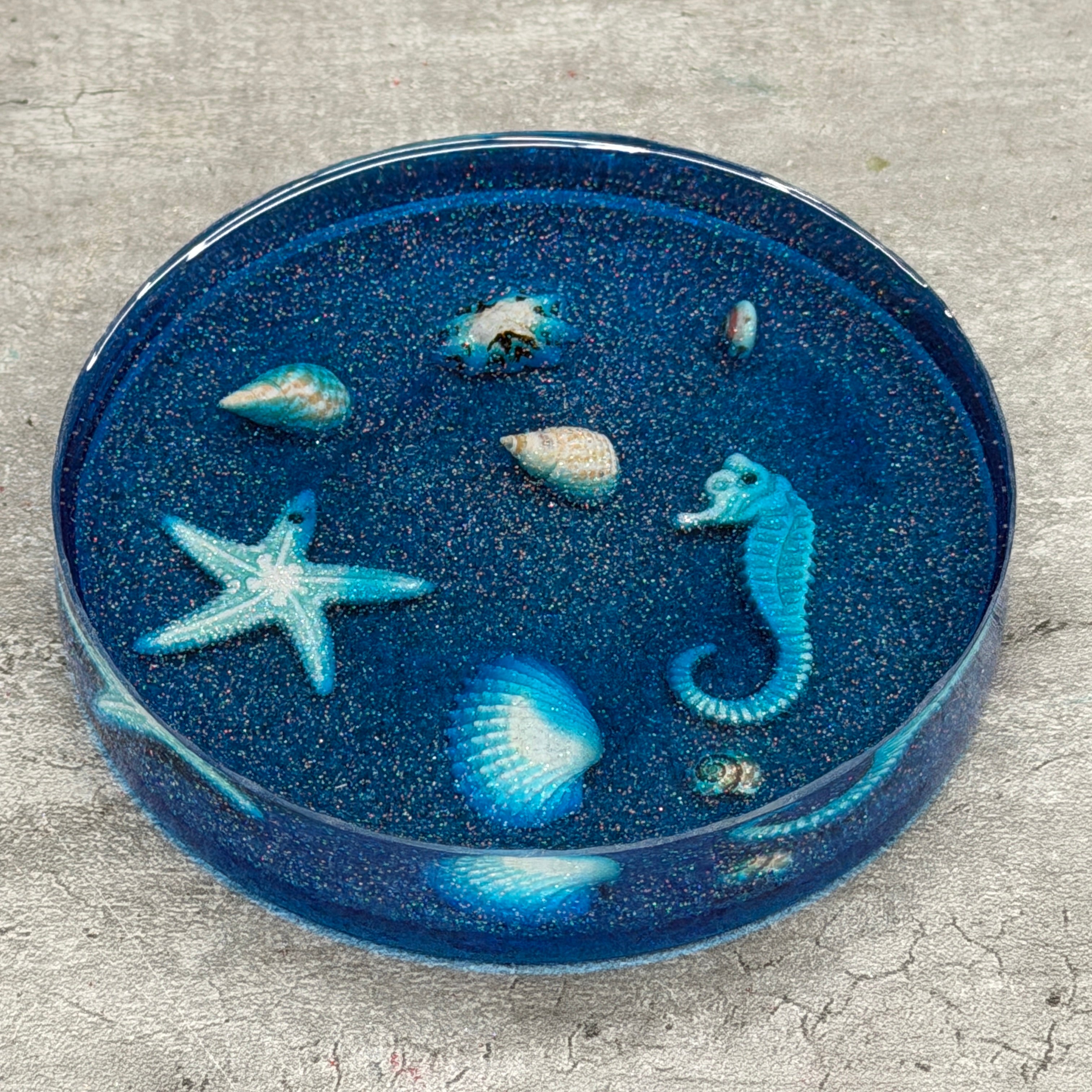 Resin Under the Sea Coaster