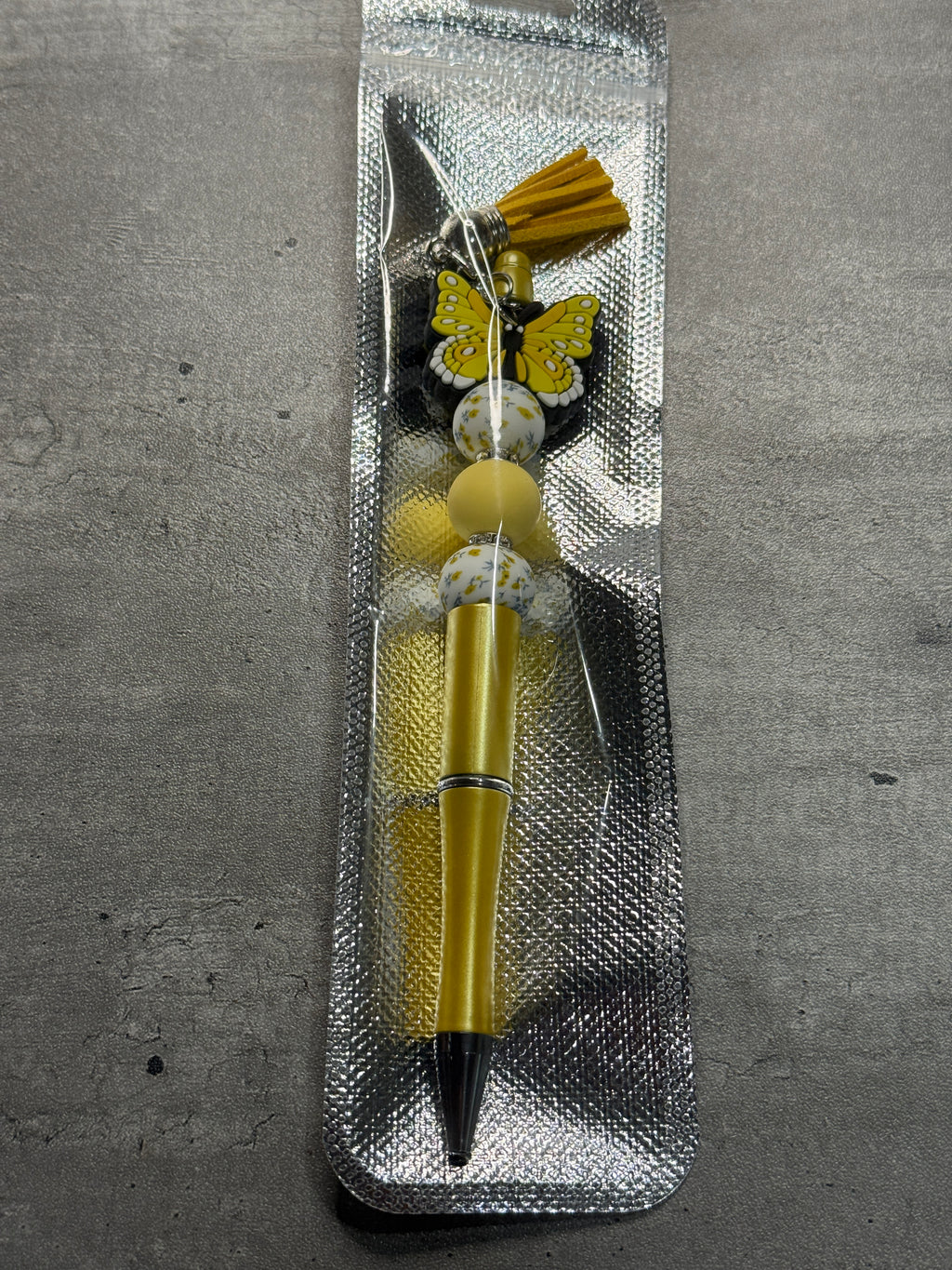 Beaded Butterfly Pen