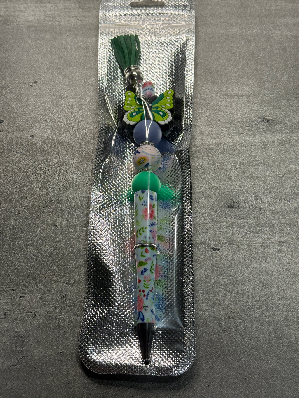 Beaded Butterfly Pen