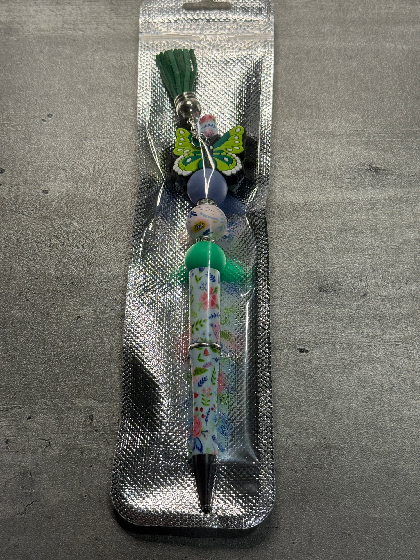 Beaded Butterfly Pen