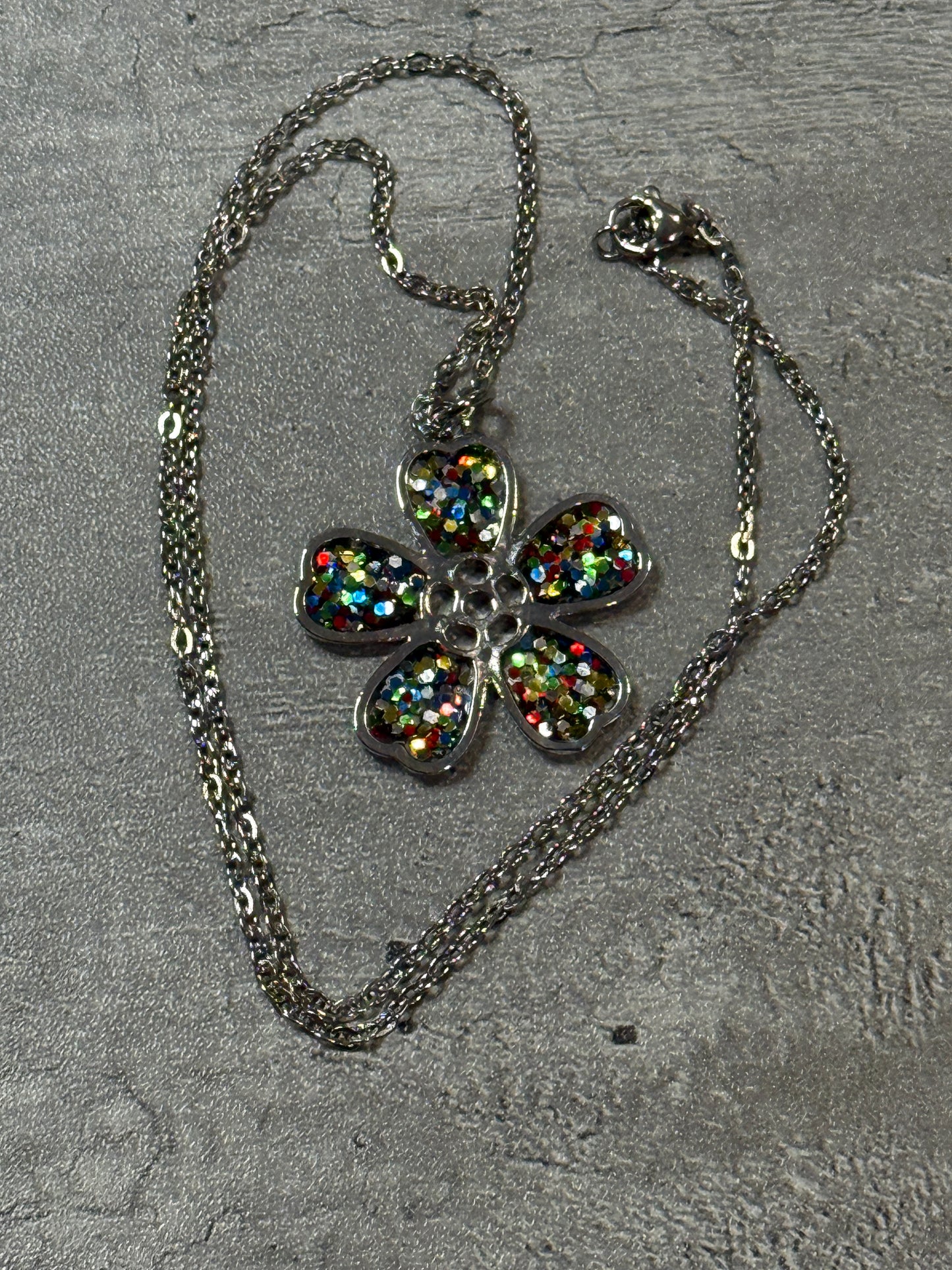 Sakura Bloom Pendant Necklace - Multicolored series